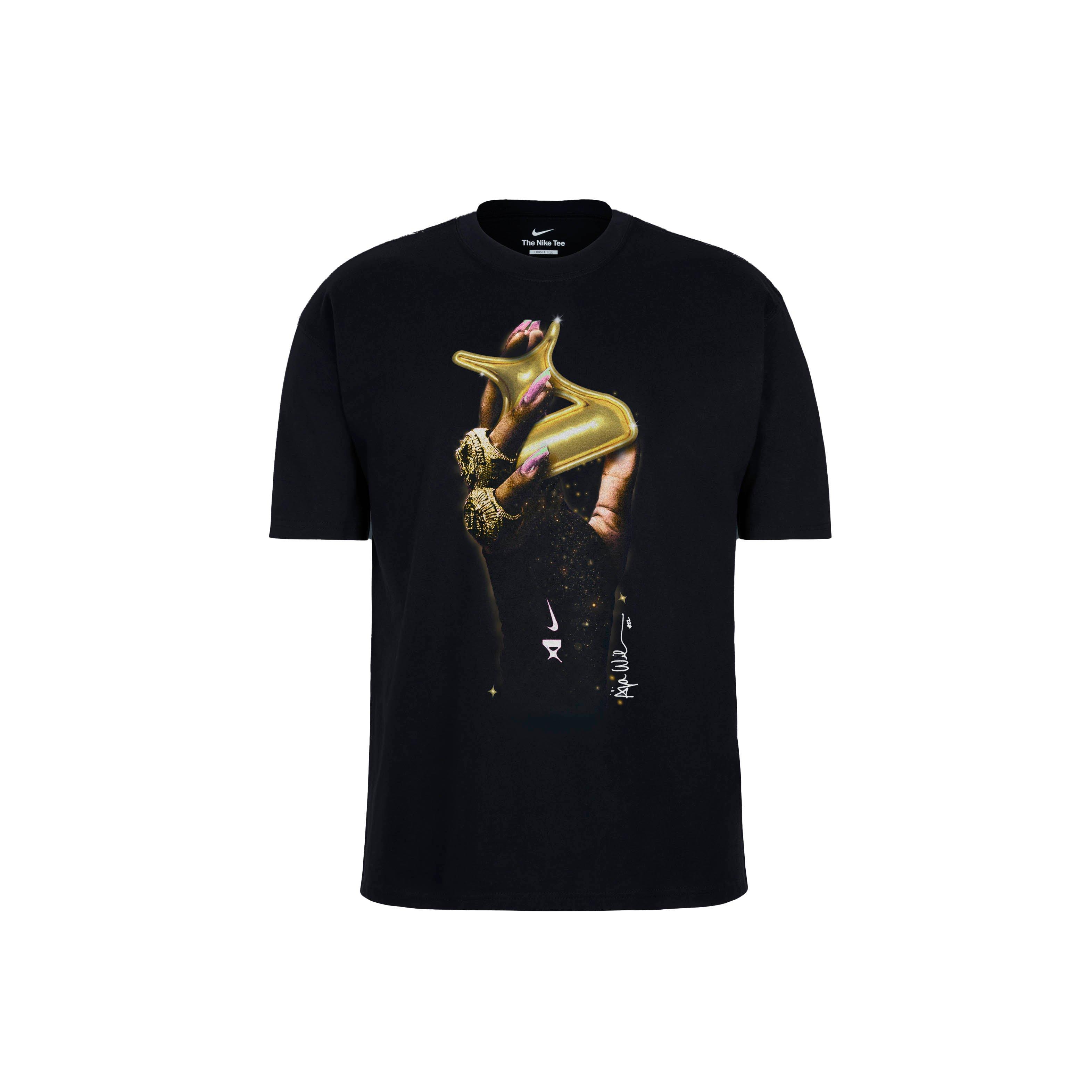 Nike Women's A'Ja Wilson "So Win" Basketball Tee - BLACK Thumbnail View 1