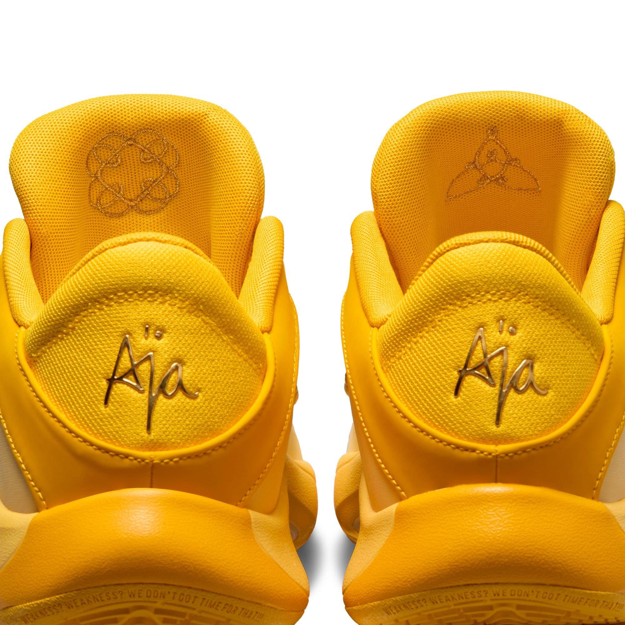 Nike A'One "Sunrise" Basketball Shoe - UNIVERSITY GOLD/METALLIC GOLD/TOPAZ GOLD Thumbnail View 6