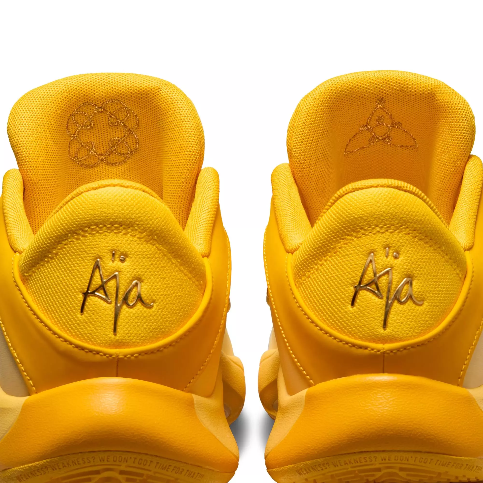 Nike A'One "Sunrise" Basketball Shoe - UNIVERSITY GOLD/METALLIC GOLD/TOPAZ GOLD