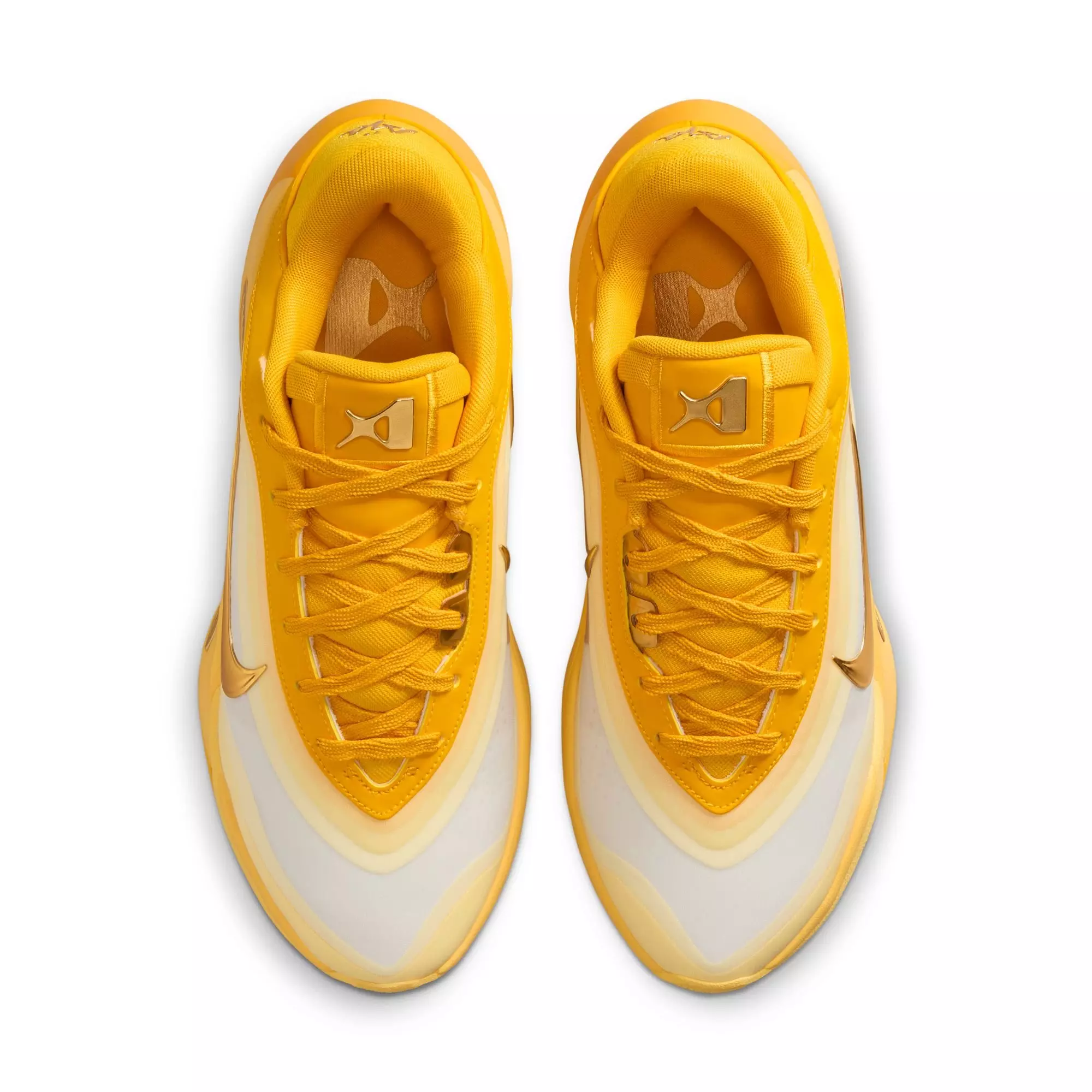 Nike A'One "Sunrise" Basketball Shoe - UNIVERSITY GOLD/METALLIC GOLD/TOPAZ GOLD