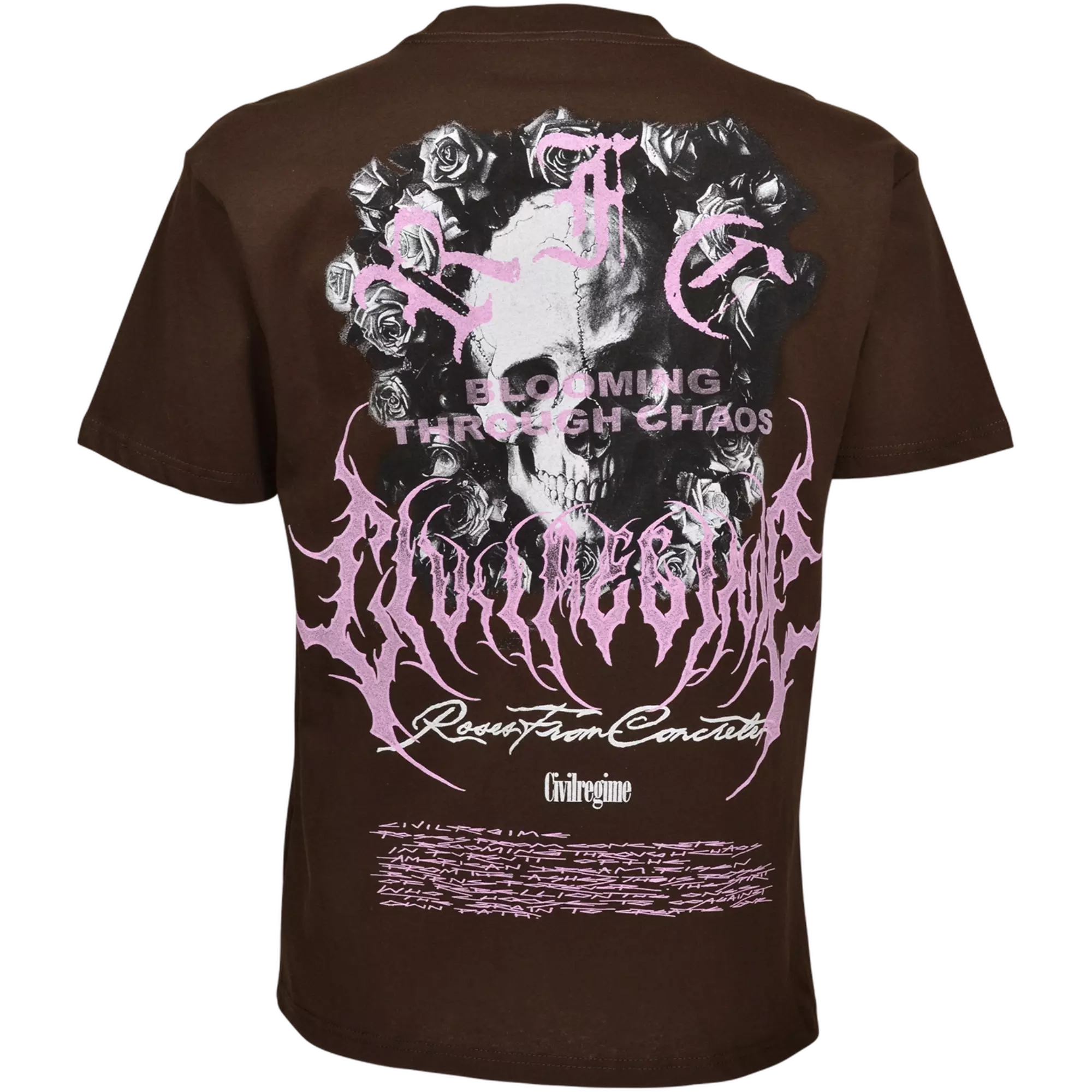 Civil Regime Men's Head Full of Roses Tee