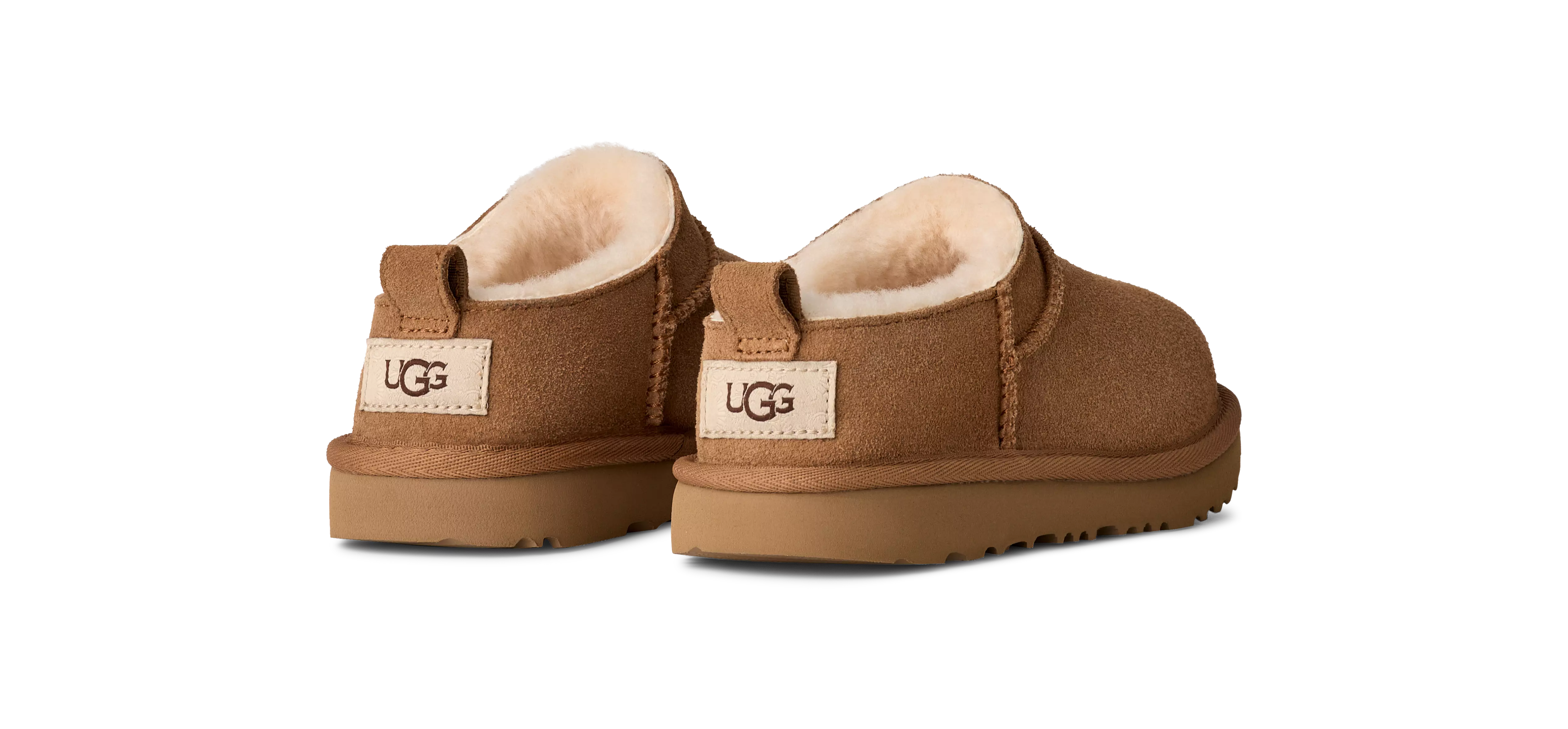 UGG Classic Micro "Chestnut" Grade School Girls' Boot - BROWN