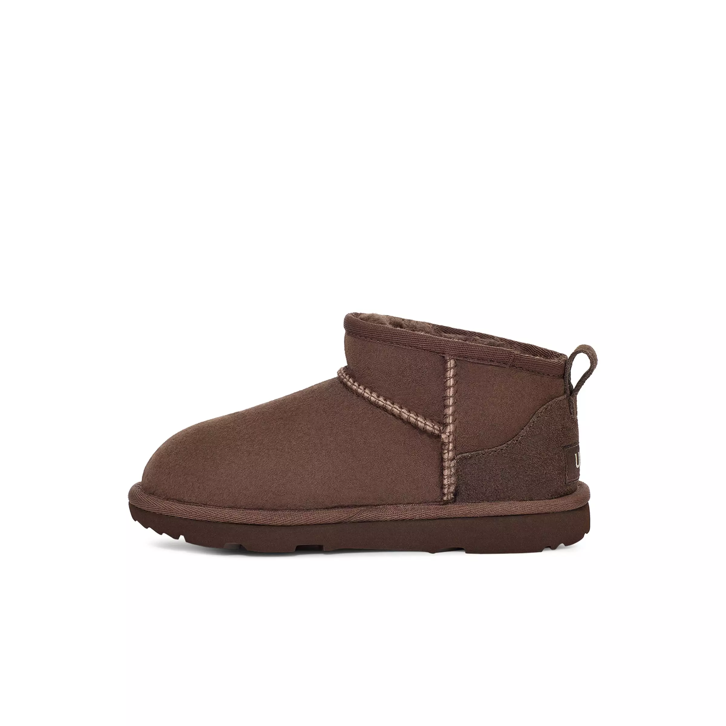 UGG Classic Ultra Mini "Cedar" Grade School Girls' Boot - DK BROWN