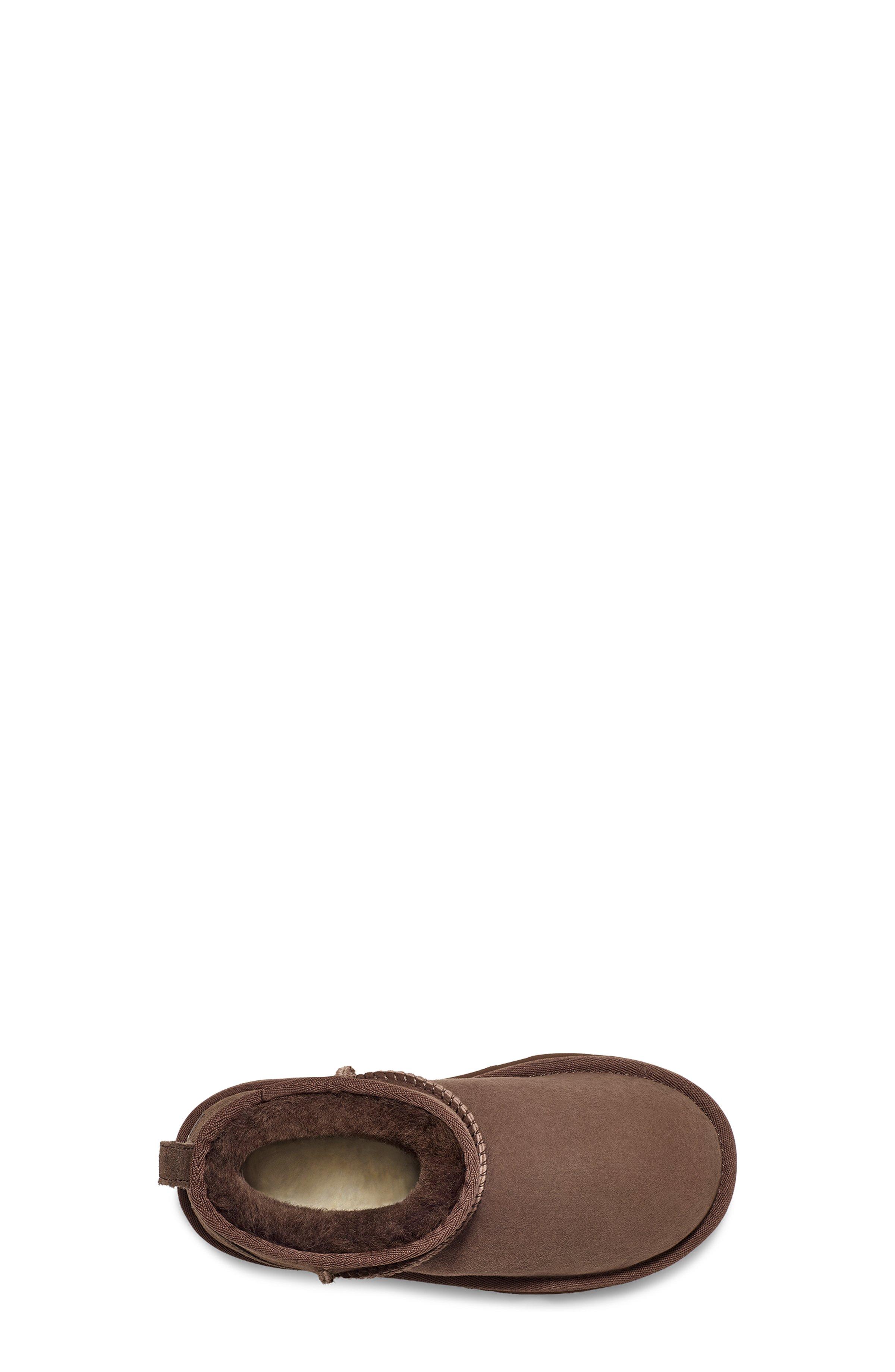 UGG Classic Ultra Mini "Cedar" Grade School Girls' Boot - DK BROWN Thumbnail View 4