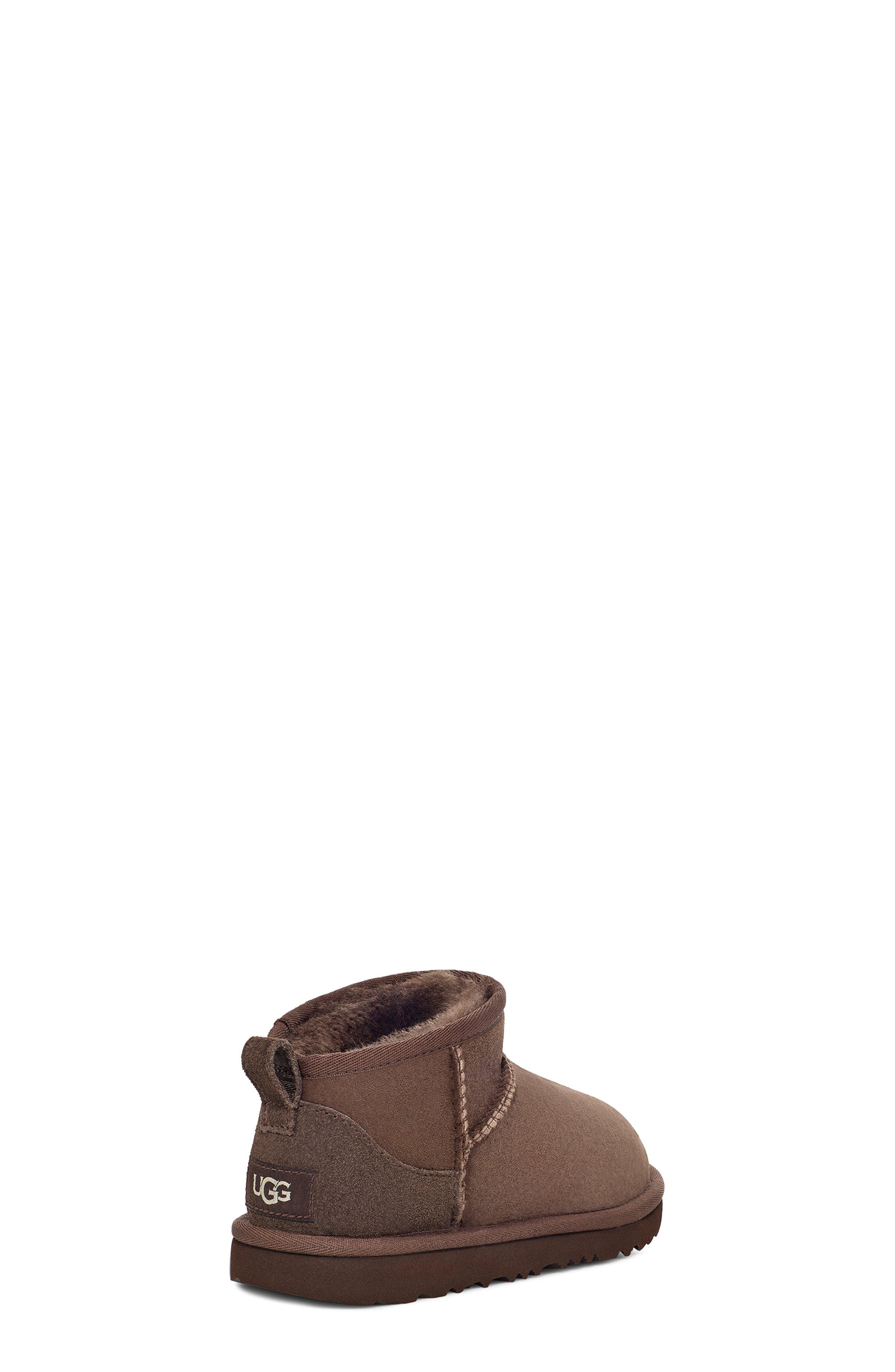 UGG Classic Ultra Mini "Cedar" Grade School Girls' Boot - DK BROWN Thumbnail View 5