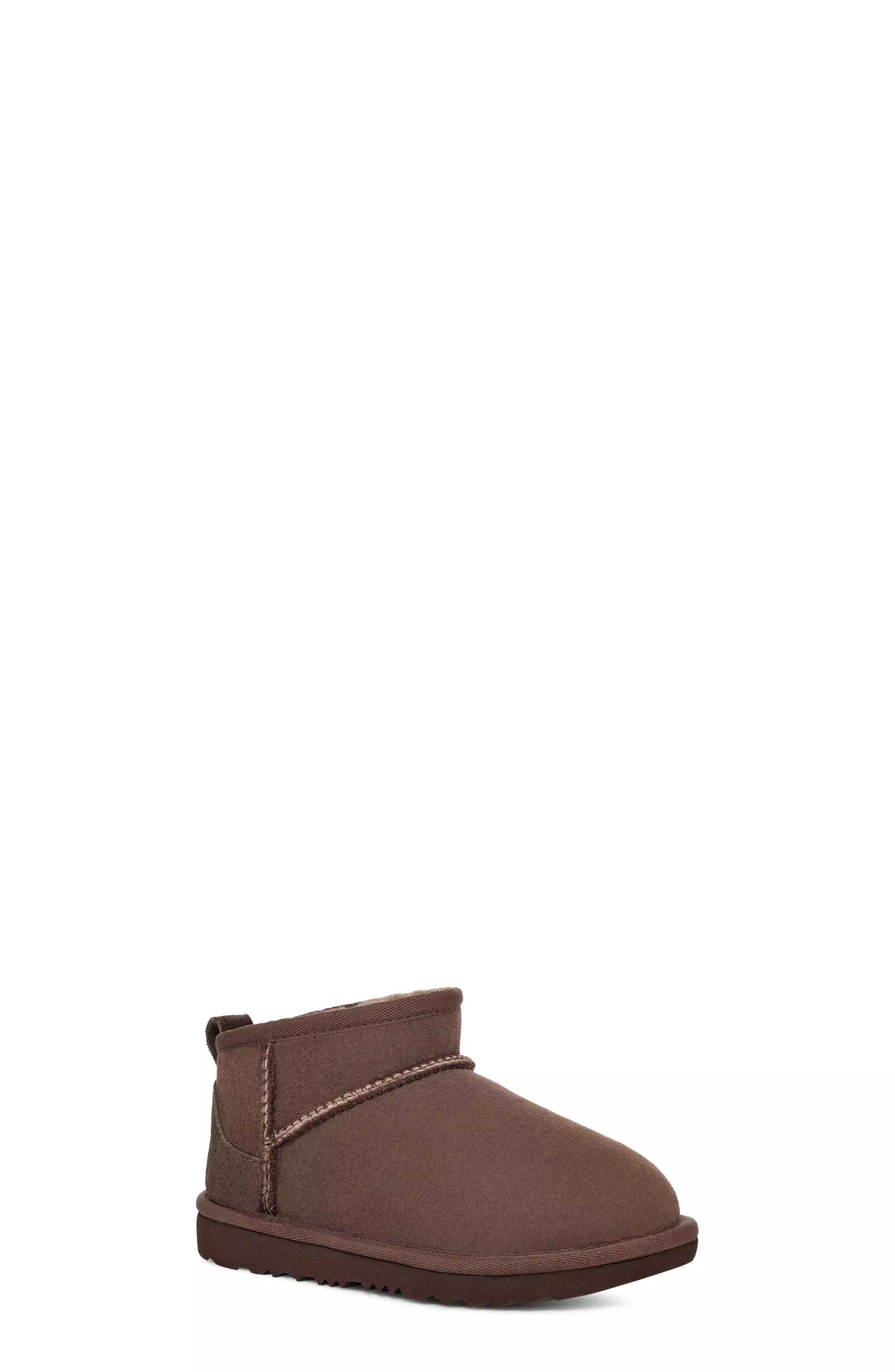 UGG Classic Ultra Mini "Cedar" Grade School Girls' Boot - DK BROWN