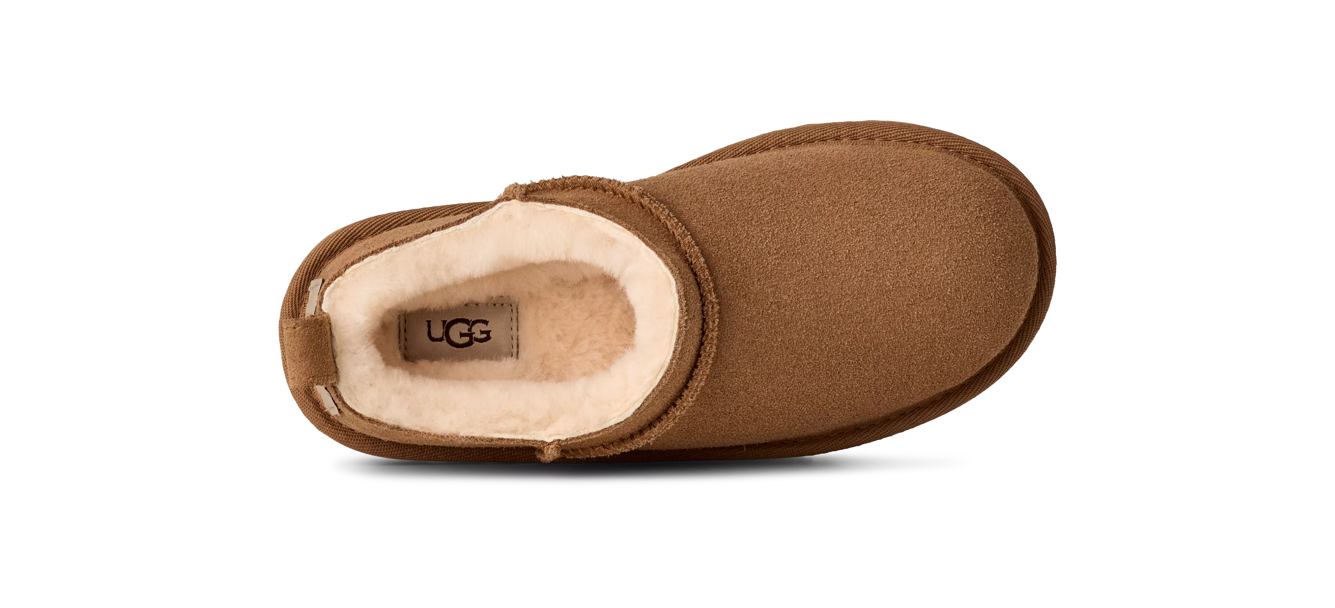 UGG Classic Micro "Chestnut" Preschool Girls' Boot - BROWN
