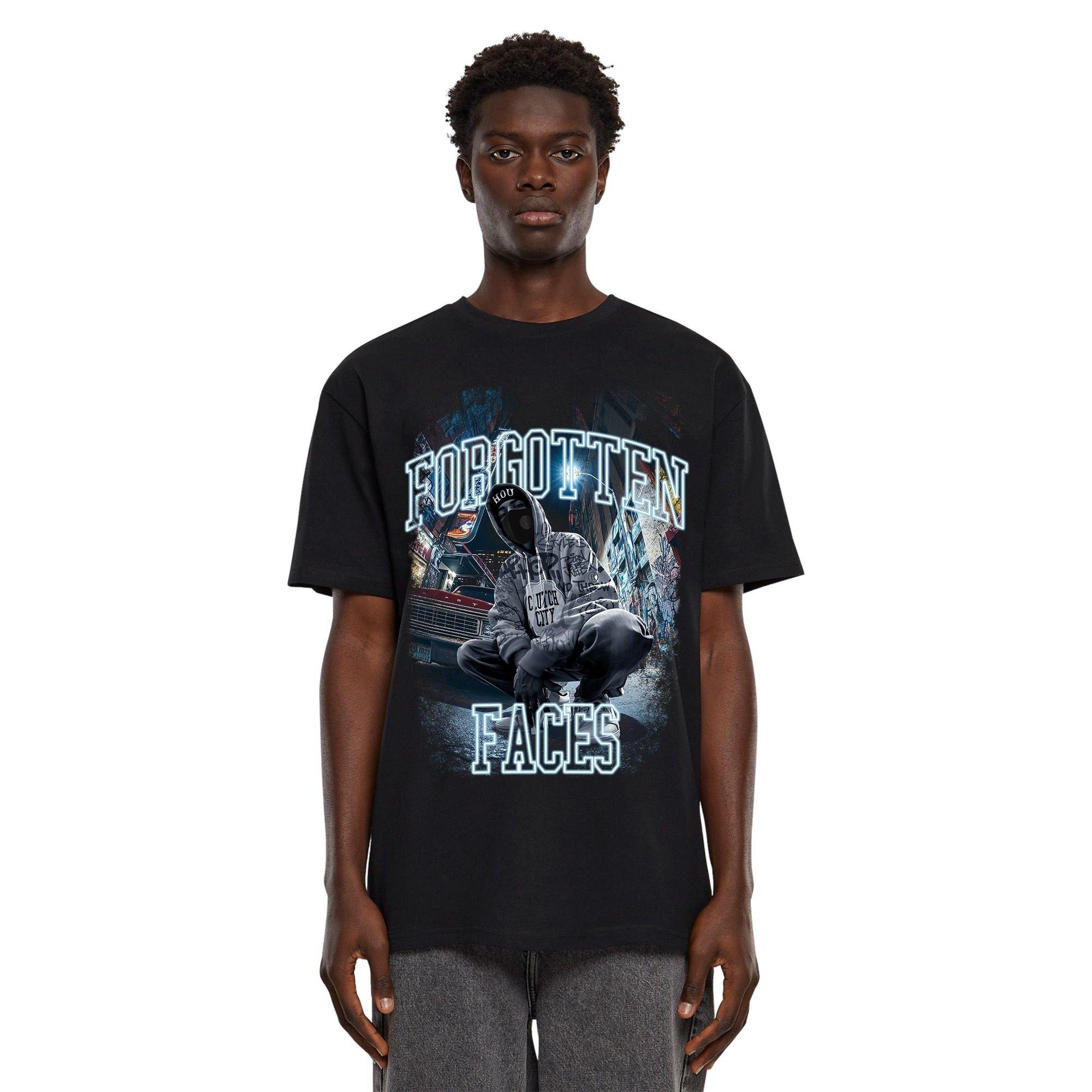 Forgotten Faces Men's Houston Clutch City Tee - Black - BLACK Thumbnail View 1