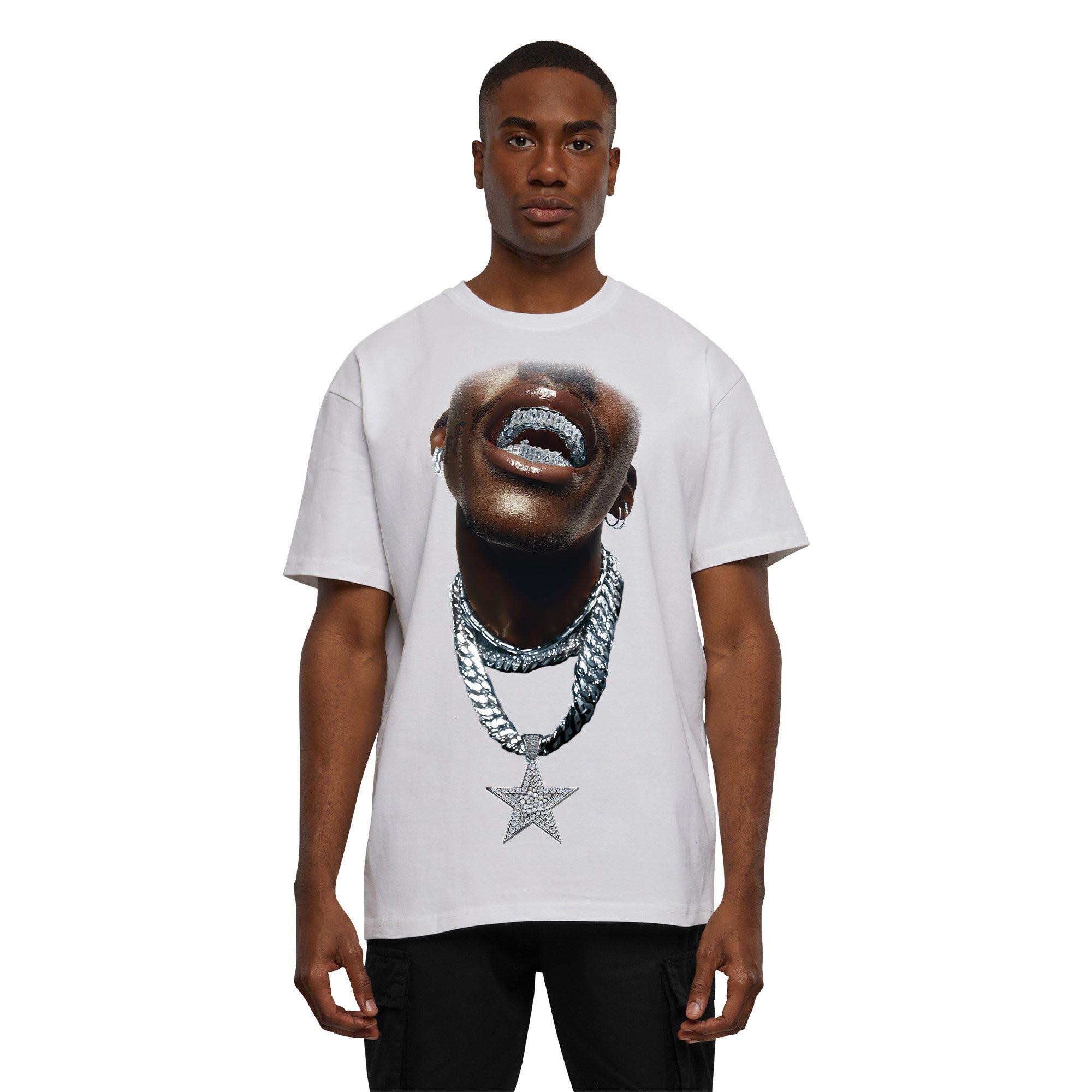 Forgotten Faces Men's Grill Dallas Tee - White - WHITE Thumbnail View 1