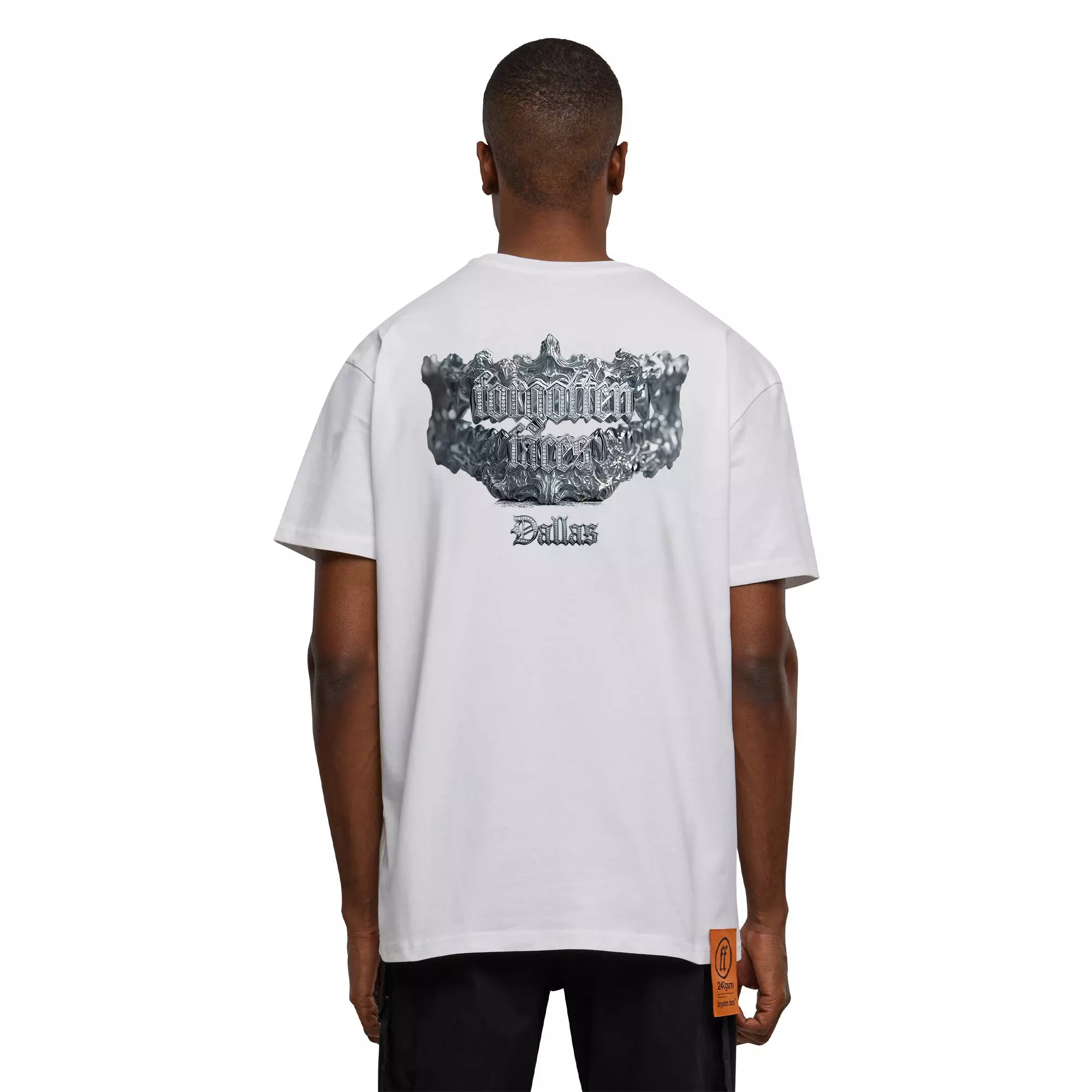 Forgotten Faces Men's Grill Dallas Tee - White - WHITE