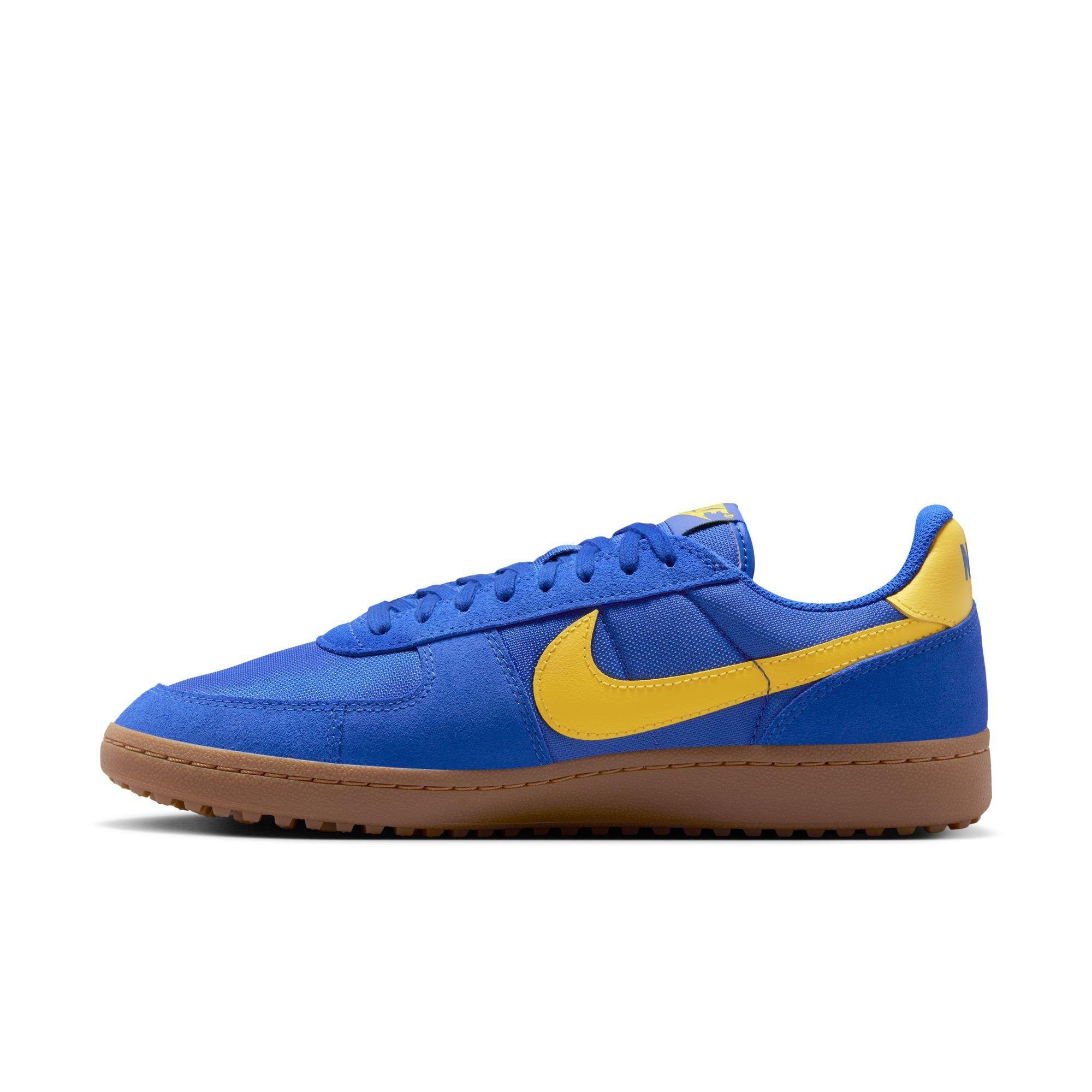 Nike Field General "Hyper Royal/Lightening/Gum Med Brown" Men's Shoe - BLUE/YELLOW Thumbnail View 4