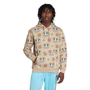 adidas Originals Men's Tile Allover Print Loose Hoodie