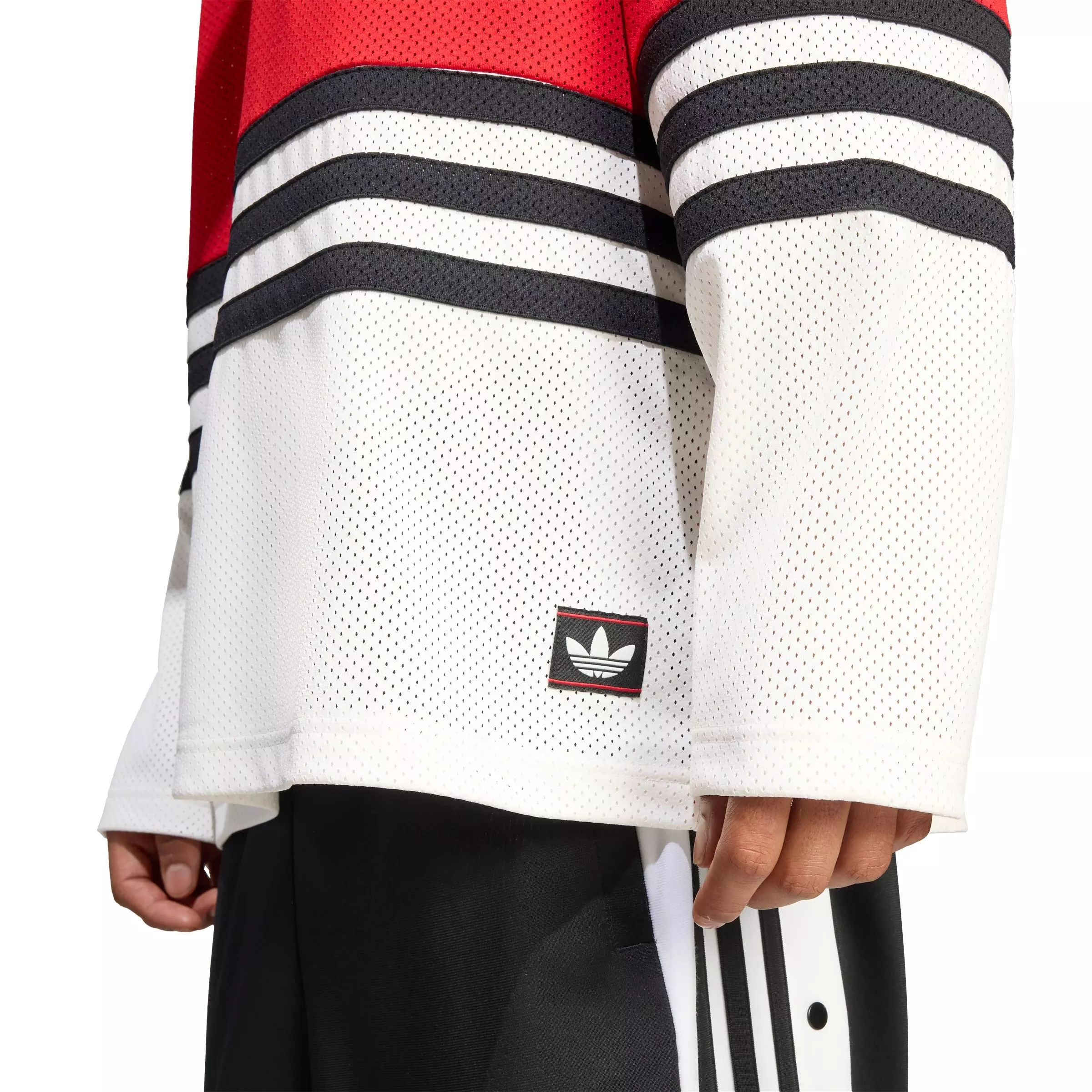 adidas Originals Men's Hockey Jersey - RED/WHITE