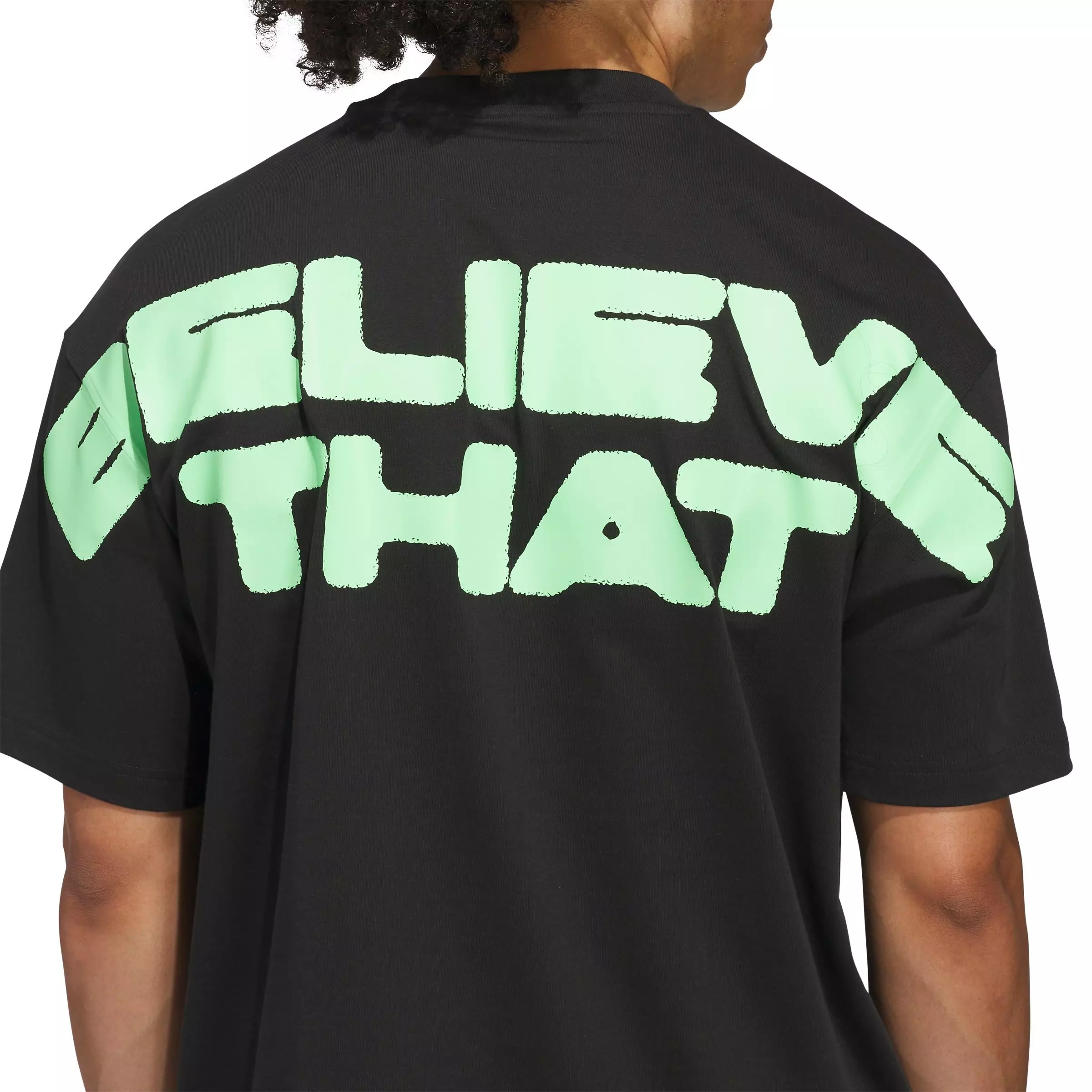 adidas Men's Anthony Edwards Believe That Tee - BLACK