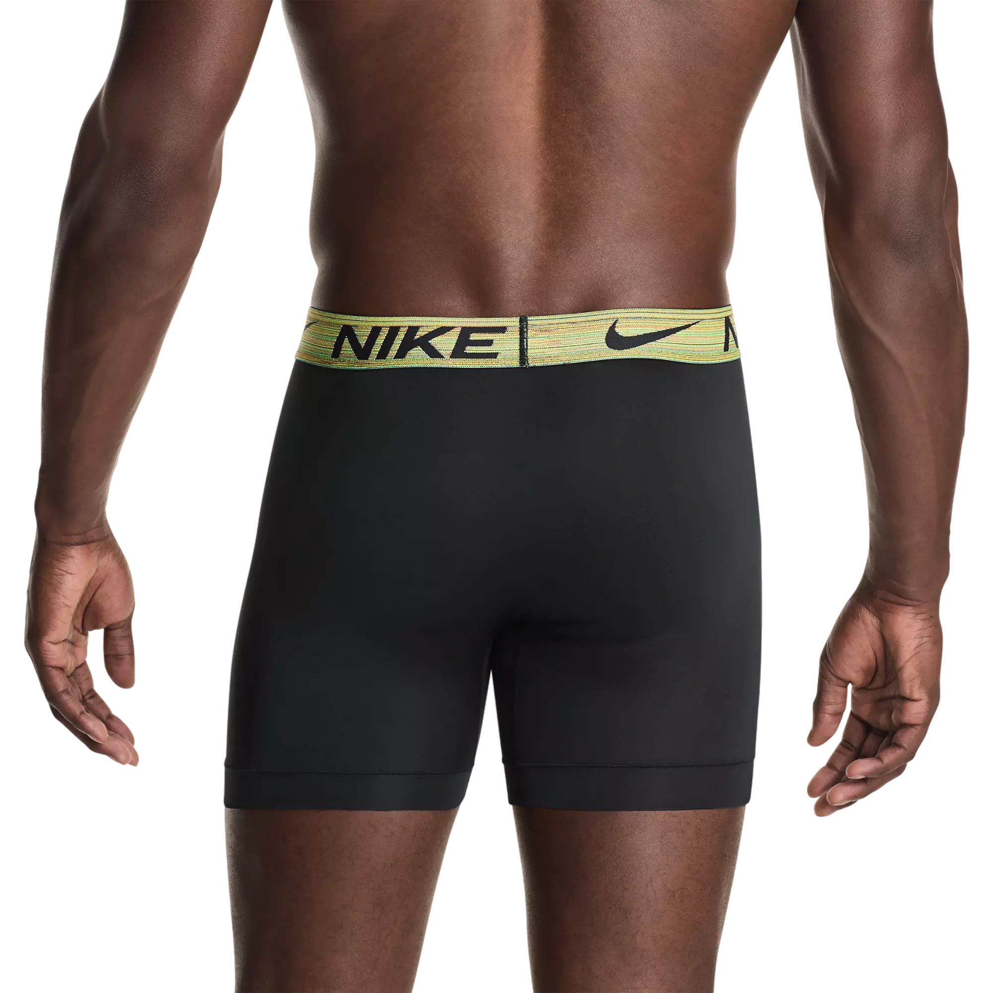 Nike Men's Essential Micro Dri-FIT Underwear-3PK - BLACK/GREEN