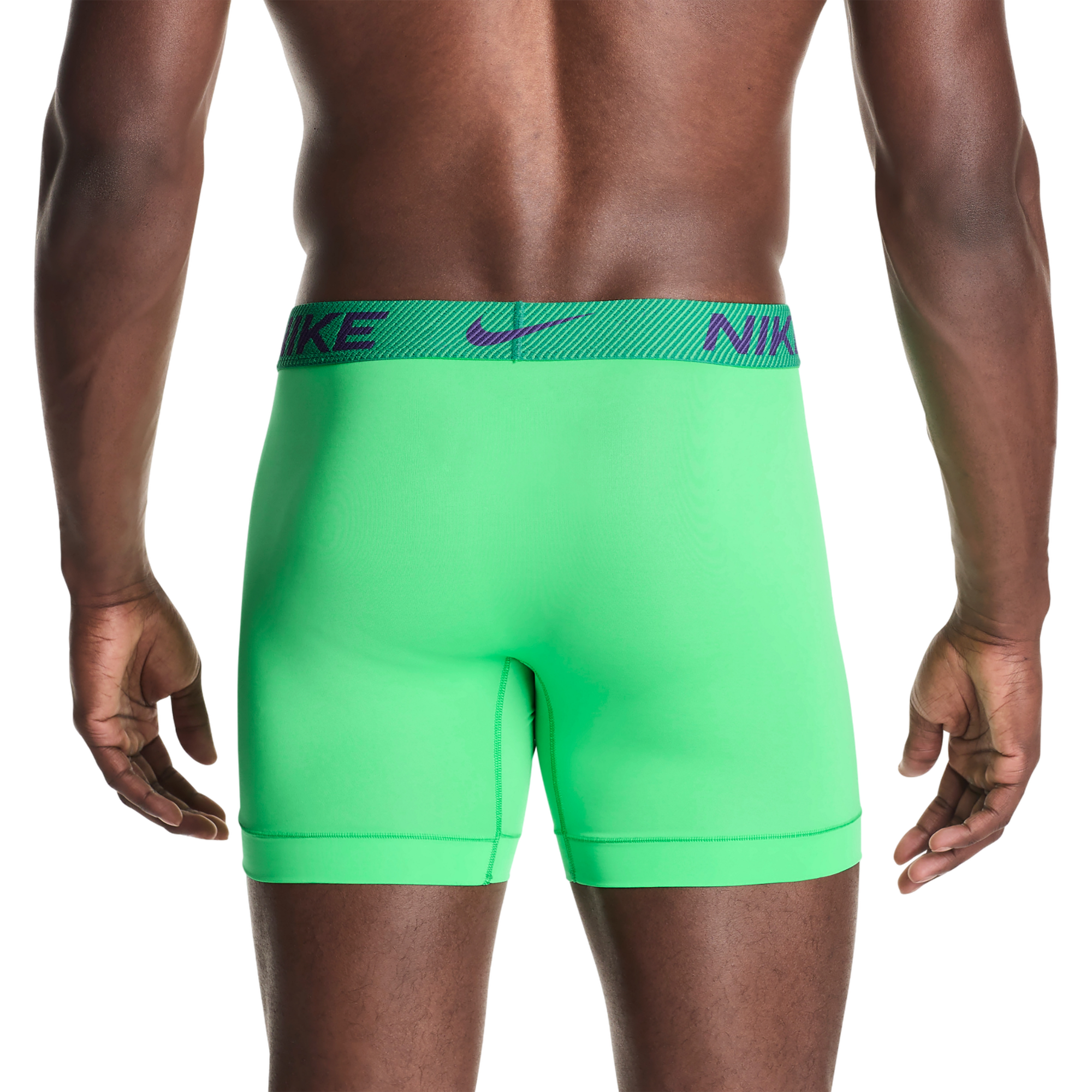 Nike Men's Essential Micro Dri-FIT Underwear (3 Pack) - GREEN/PURPLE Thumbnail View 2