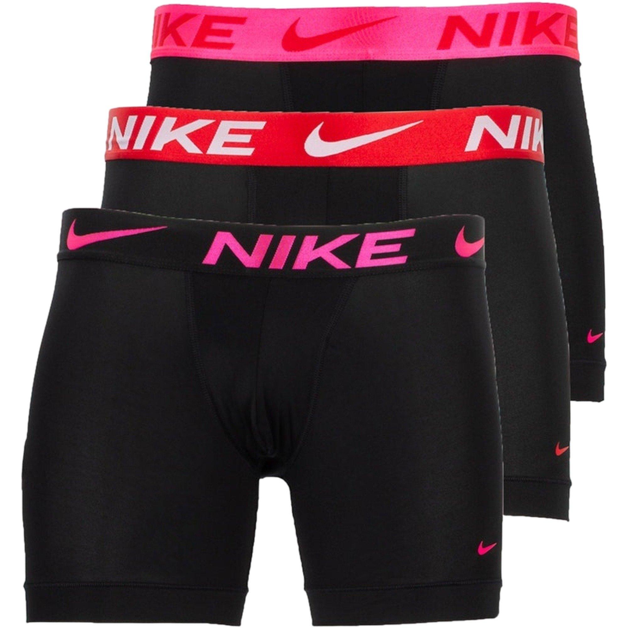 Nike Men's Essential Micro Underwear-3PK - BLACK/PINK Thumbnail View 1