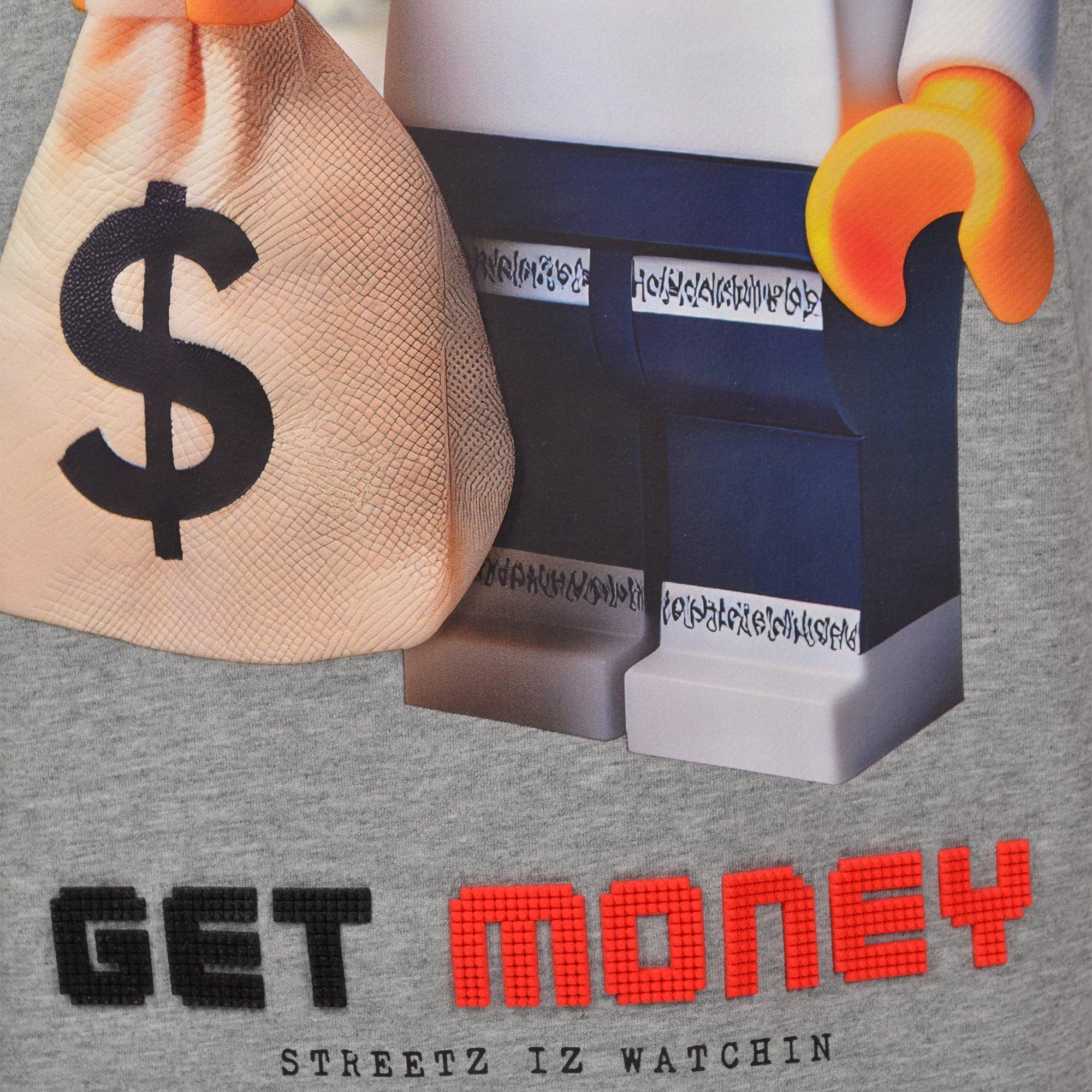 Streetz Iz Watchin Streetz Lego Big Boys' Grey Tee