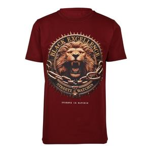 Streetz Iz Watchin Big Boys' Black Excellence Lion Tee