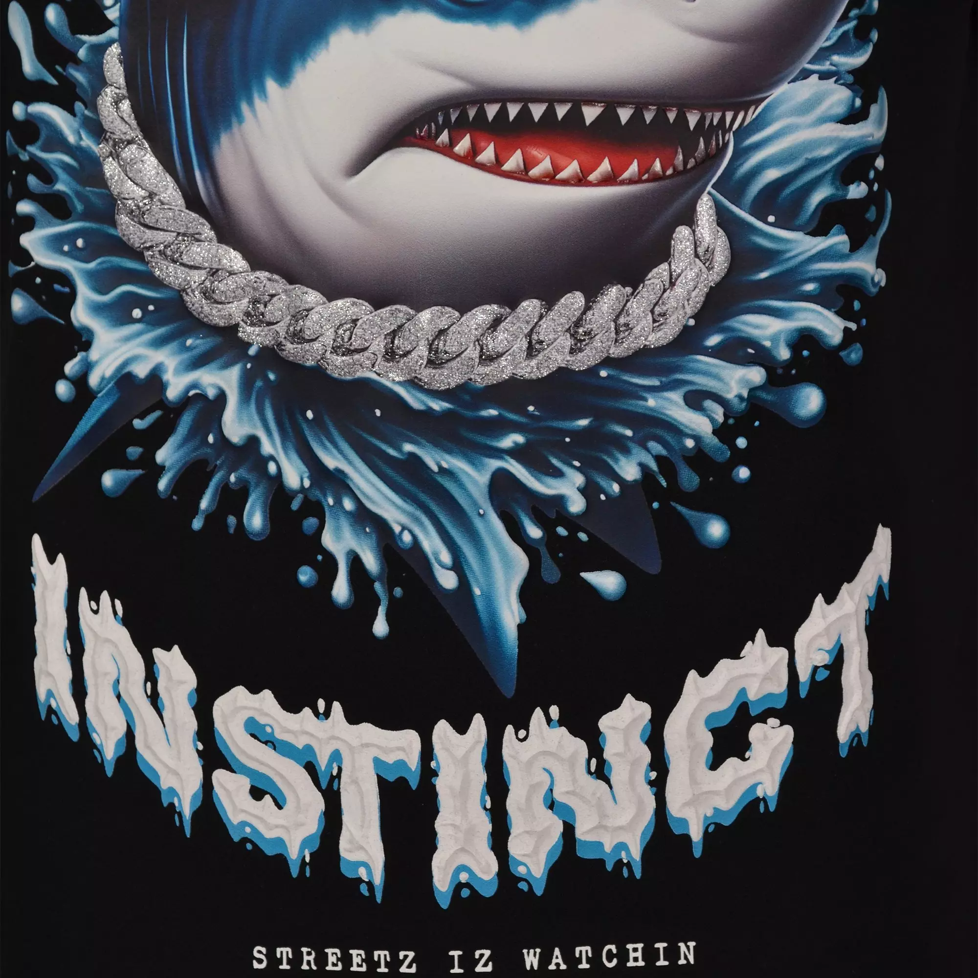 Streetz Iz Watchin Big Boys' Shark Tee
