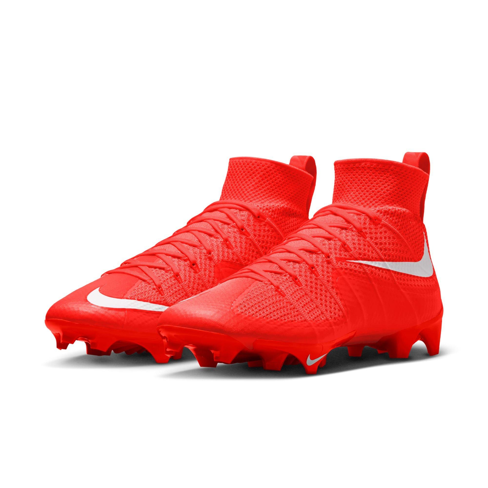 Nike Vapor Edge 360 "Untouchable" Men's Football Cleat - CRIMSON/WHITE Thumbnail View 5