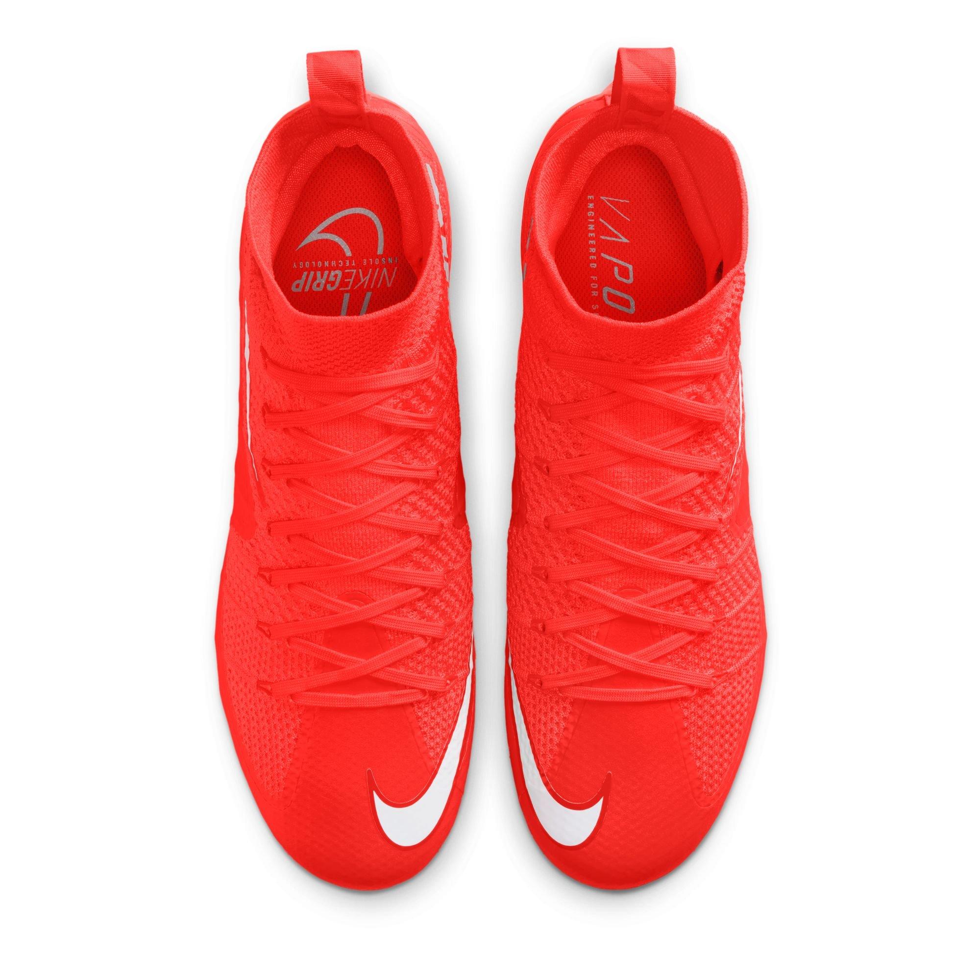 Nike Vapor Edge 360 "Untouchable" Men's Football Cleat - CRIMSON/WHITE Thumbnail View 6