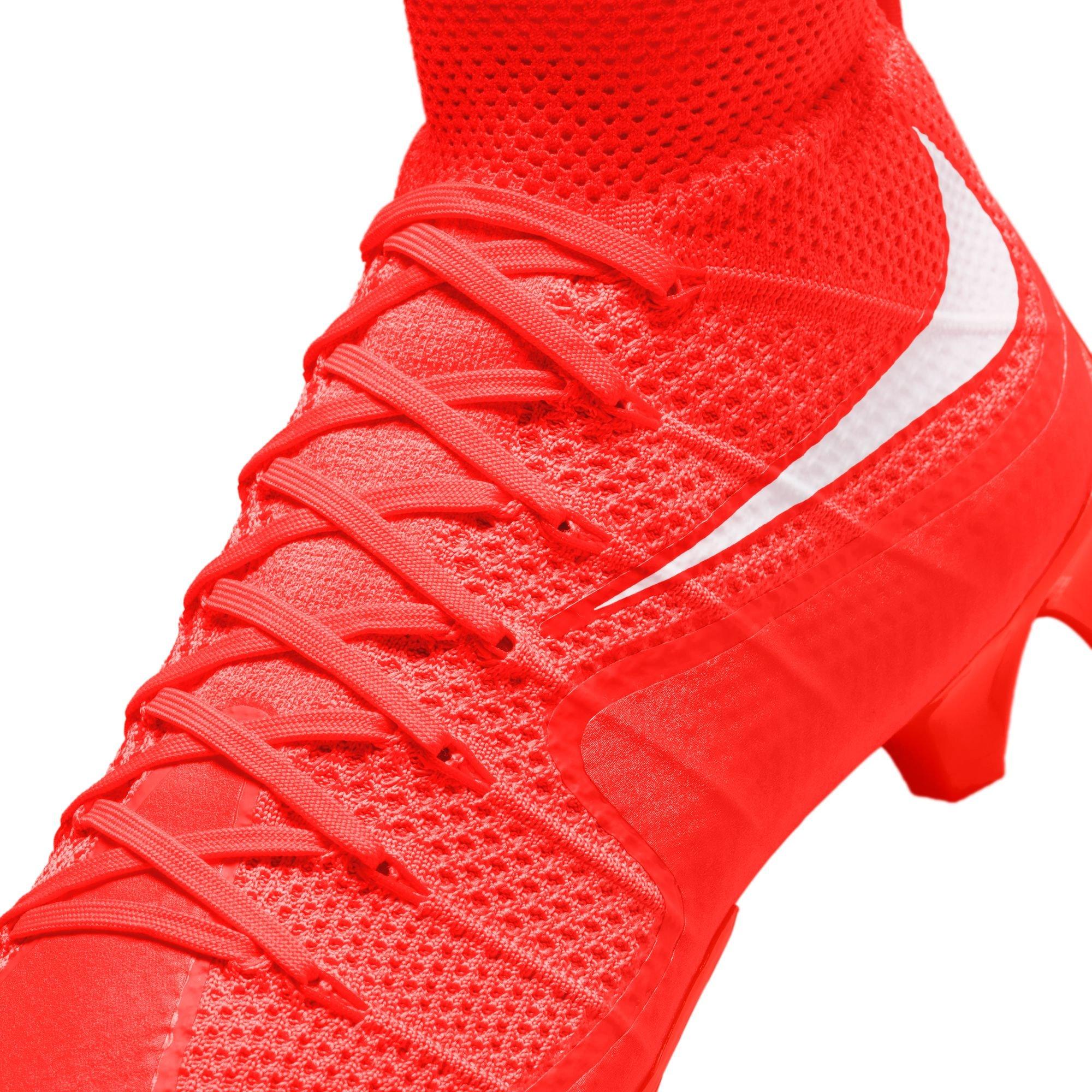 Nike Vapor Edge 360 Untouchable "Bright Crimson/White" Men's Football Cleat - CRIMSON/WHITE Thumbnail View 11