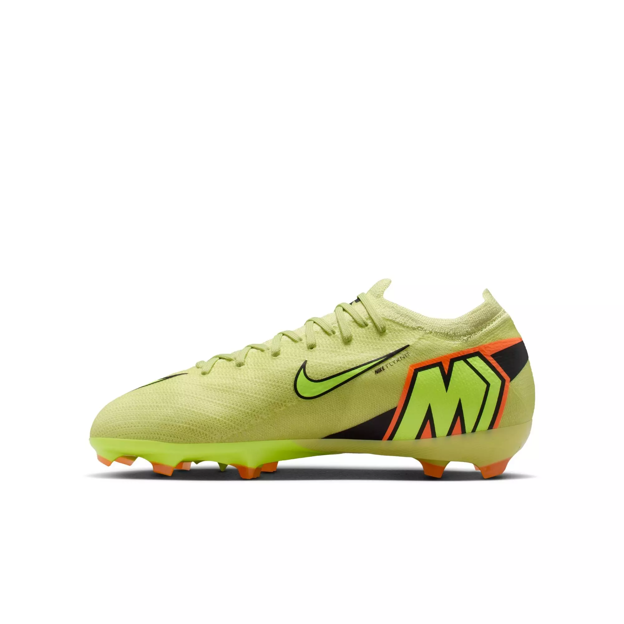 Nike Jr. Mercurial Vapor 16 Pro FG "Limelight/Volt/Hyper Crimson" Grade School Boys' Soccer Cleat - VOLT