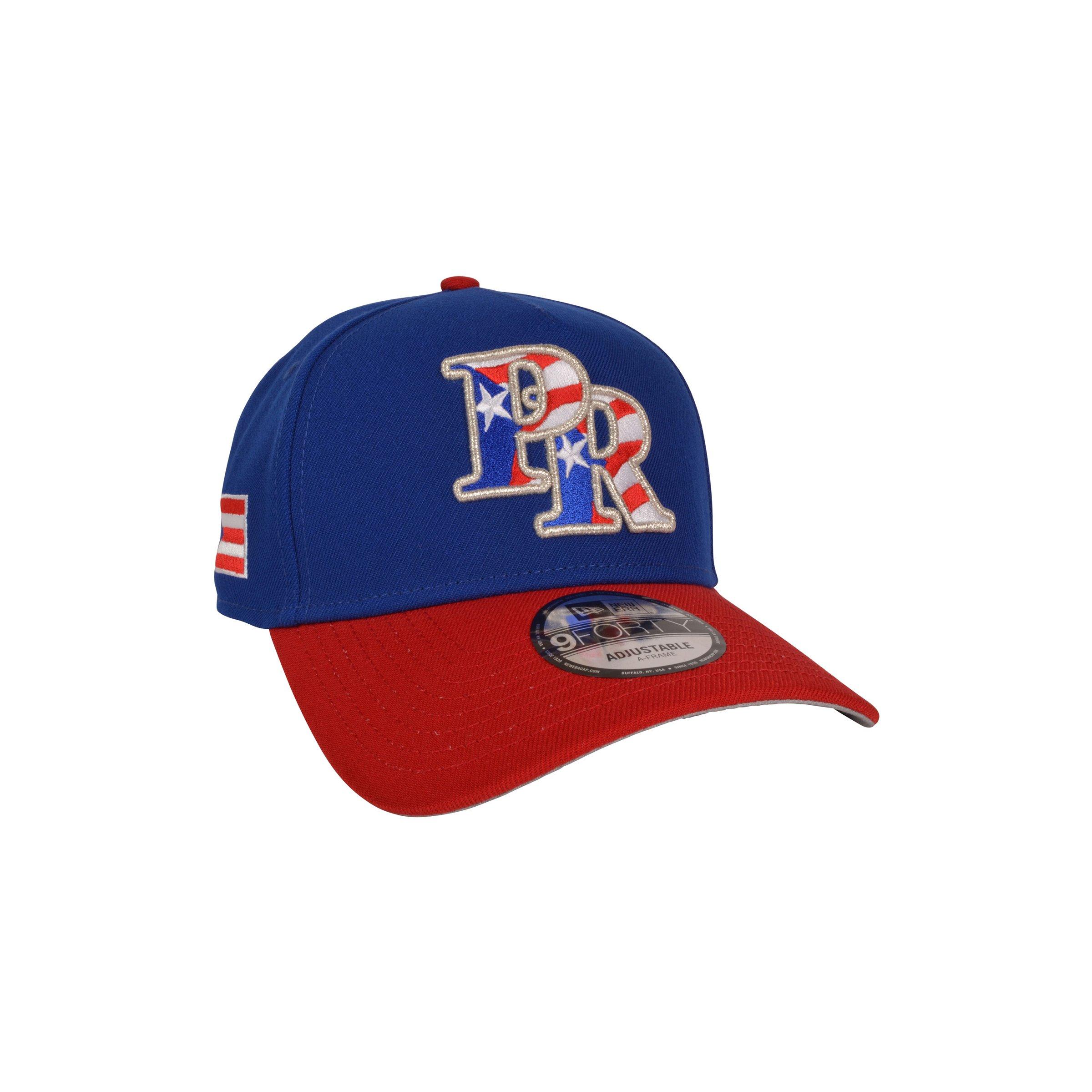New Era Puerto Rico 9FORTY Flag Snapback Hat-Royal