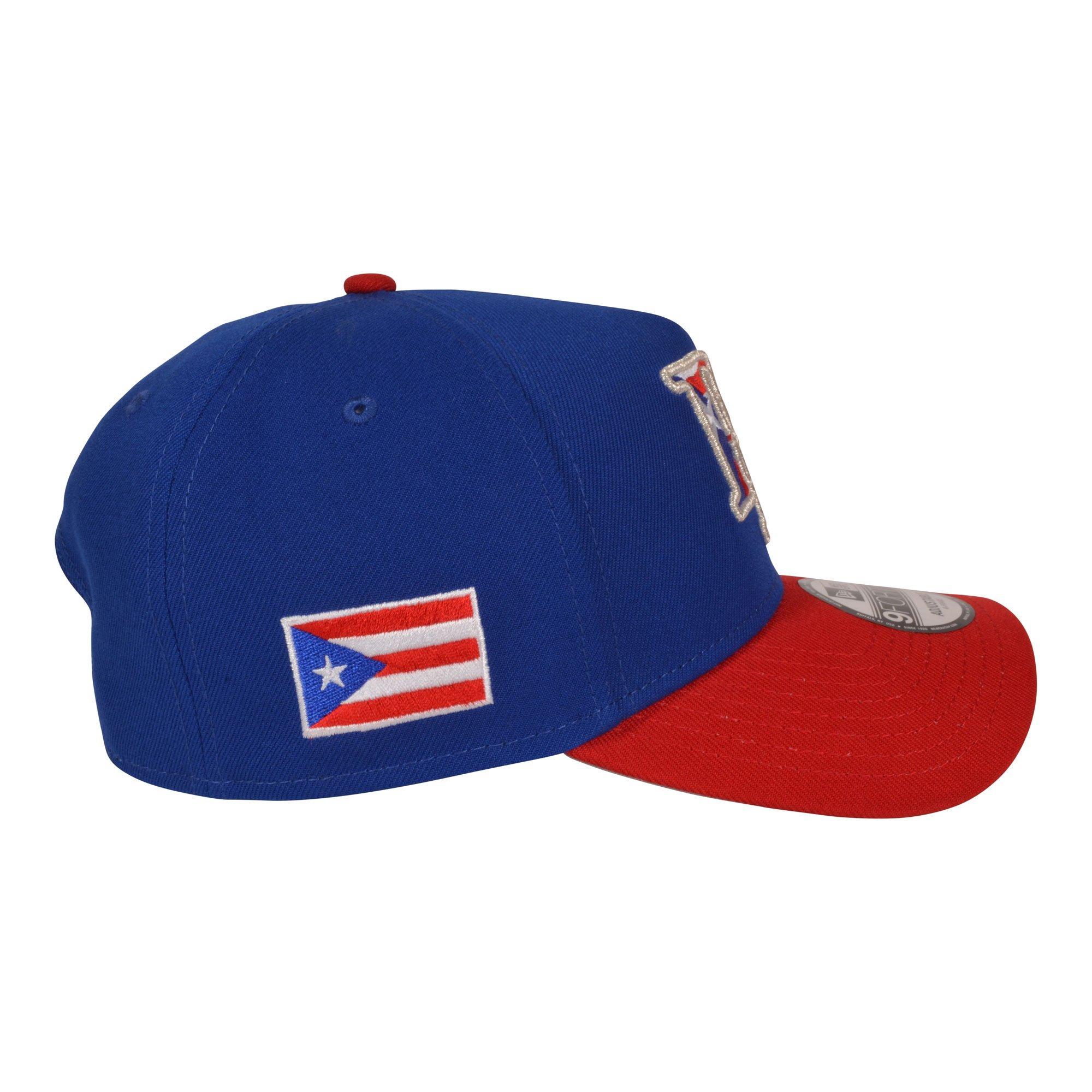 New Era Puerto Rico 9FORTY Flag Snapback Hat-Royal