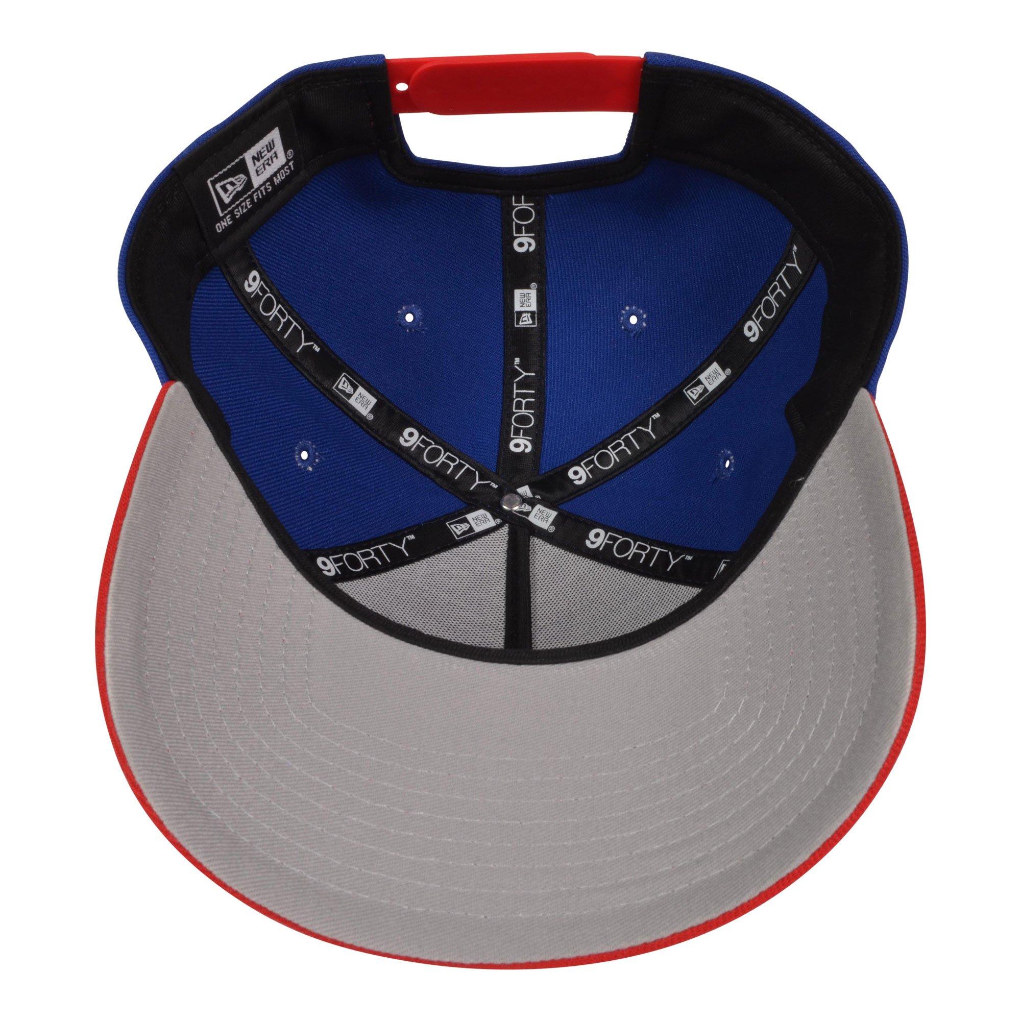 New Era Puerto Rico 9FORTY Flag Snapback Hat-Royal
