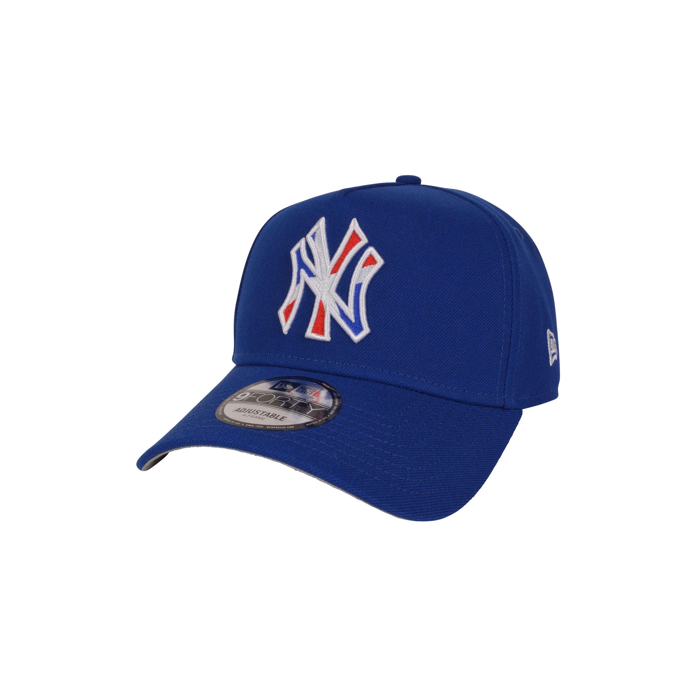 New Era New York Yankees 9FORTY Dominican Republic Snapback Hat - Royal - KHAKI/RED Thumbnail View 1