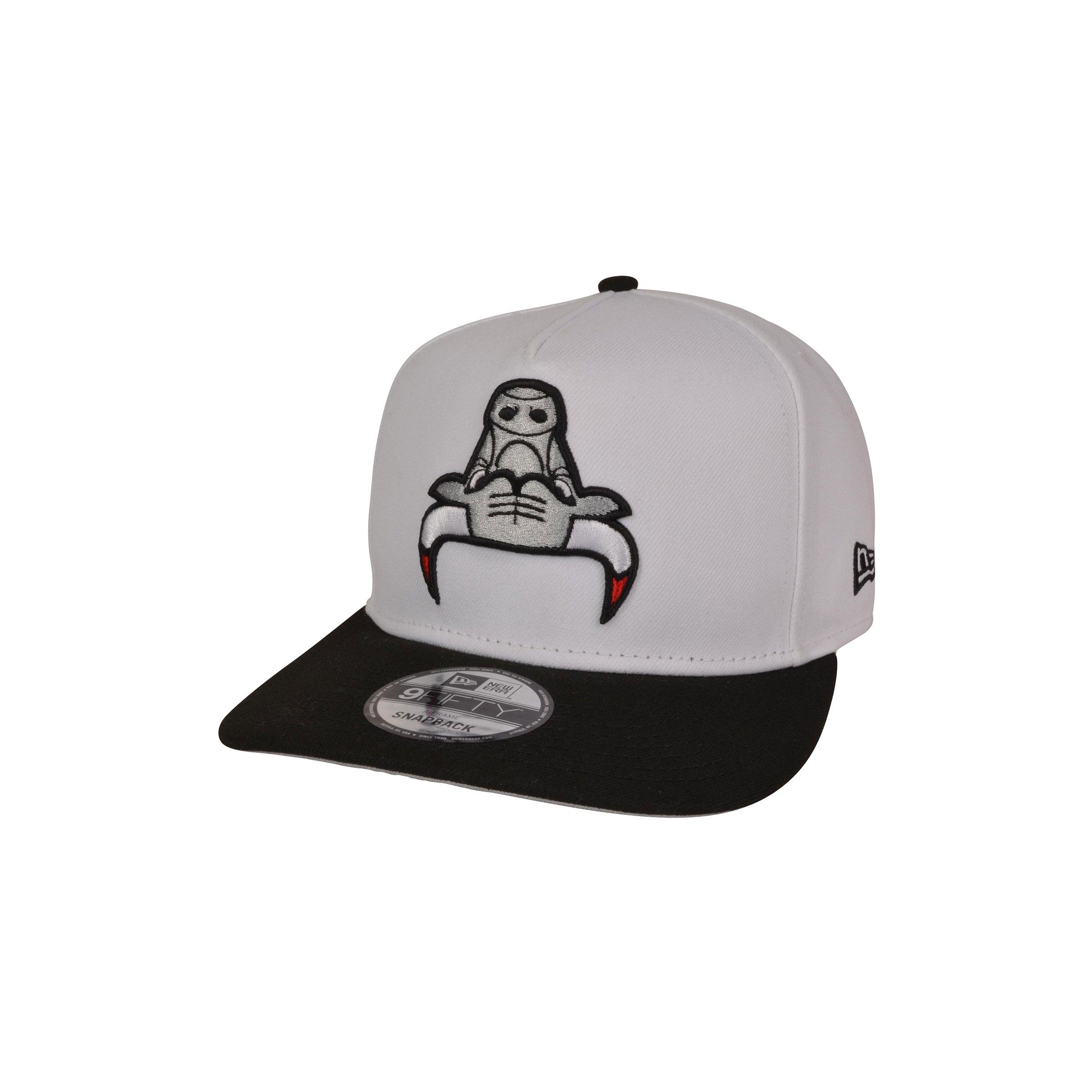 New Era Chicago Bulls Upside Down CMT4 Snapback Hat - White - ROYAL Thumbnail View 1