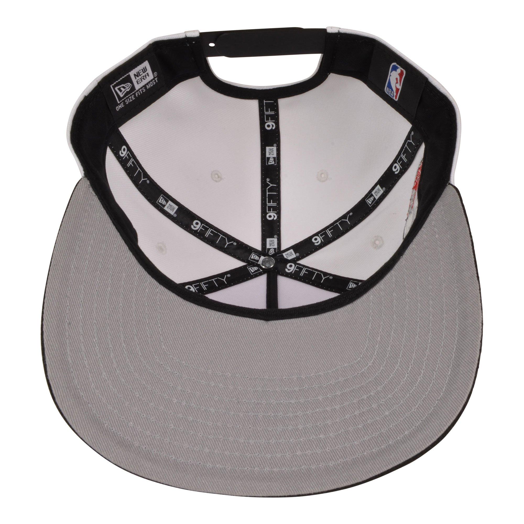 New Era Chicago Bulls Upside Down CMT4 Snapback Hat - White - ROYAL Thumbnail View 5
