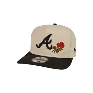 New Era Atlanta Braves 9FIFTY Roses Snapback Hat-Cream