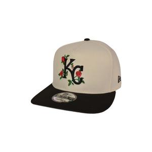 New Era Kansas City Royals 9FIFTY Roses Snapback Hat-Cream