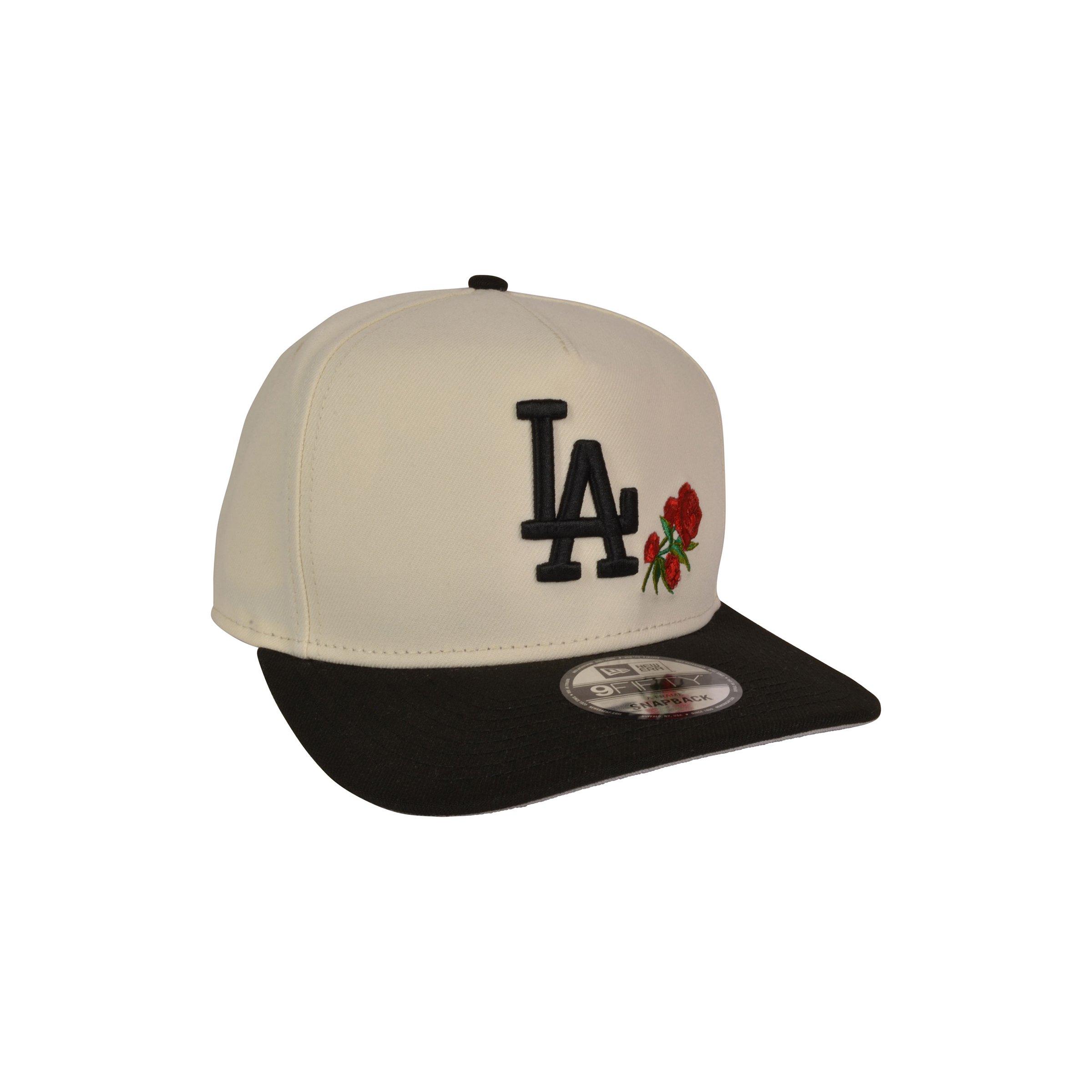 New Era Los Angeles Dodgers 9FIFTY Roses Snapback Hat-Cream