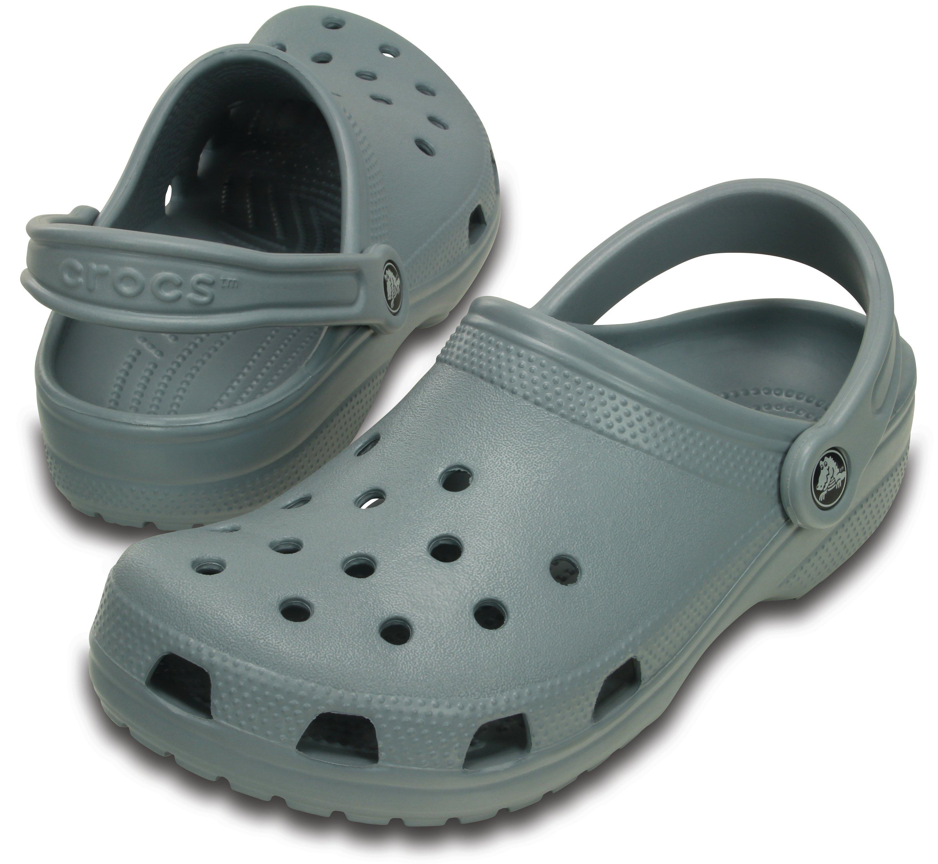 Crocs Classic "Concrete" Unisex Clog - GREY Thumbnail View 2