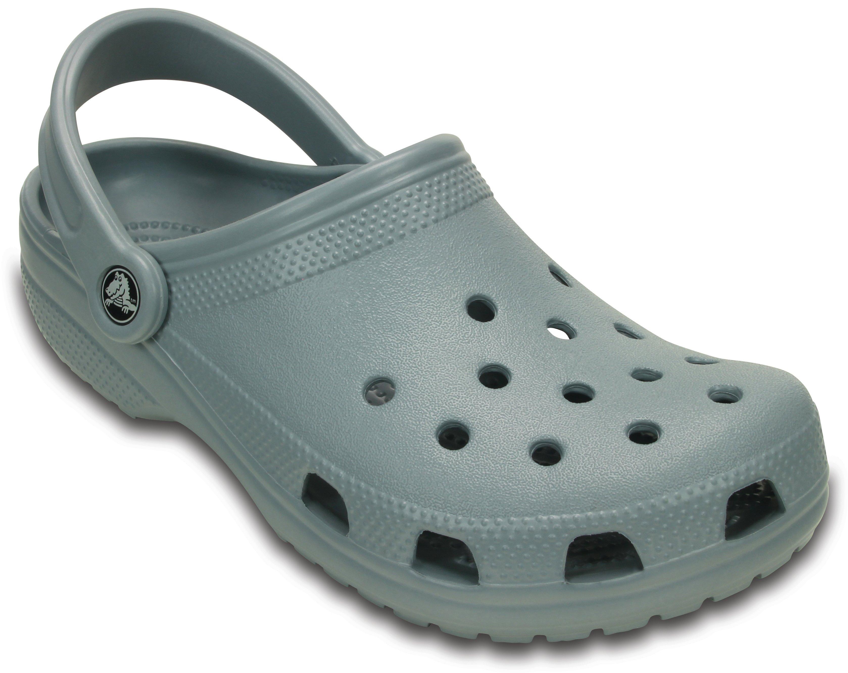 Crocs Classic "Concrete" Unisex Clog - GREY Thumbnail View 3