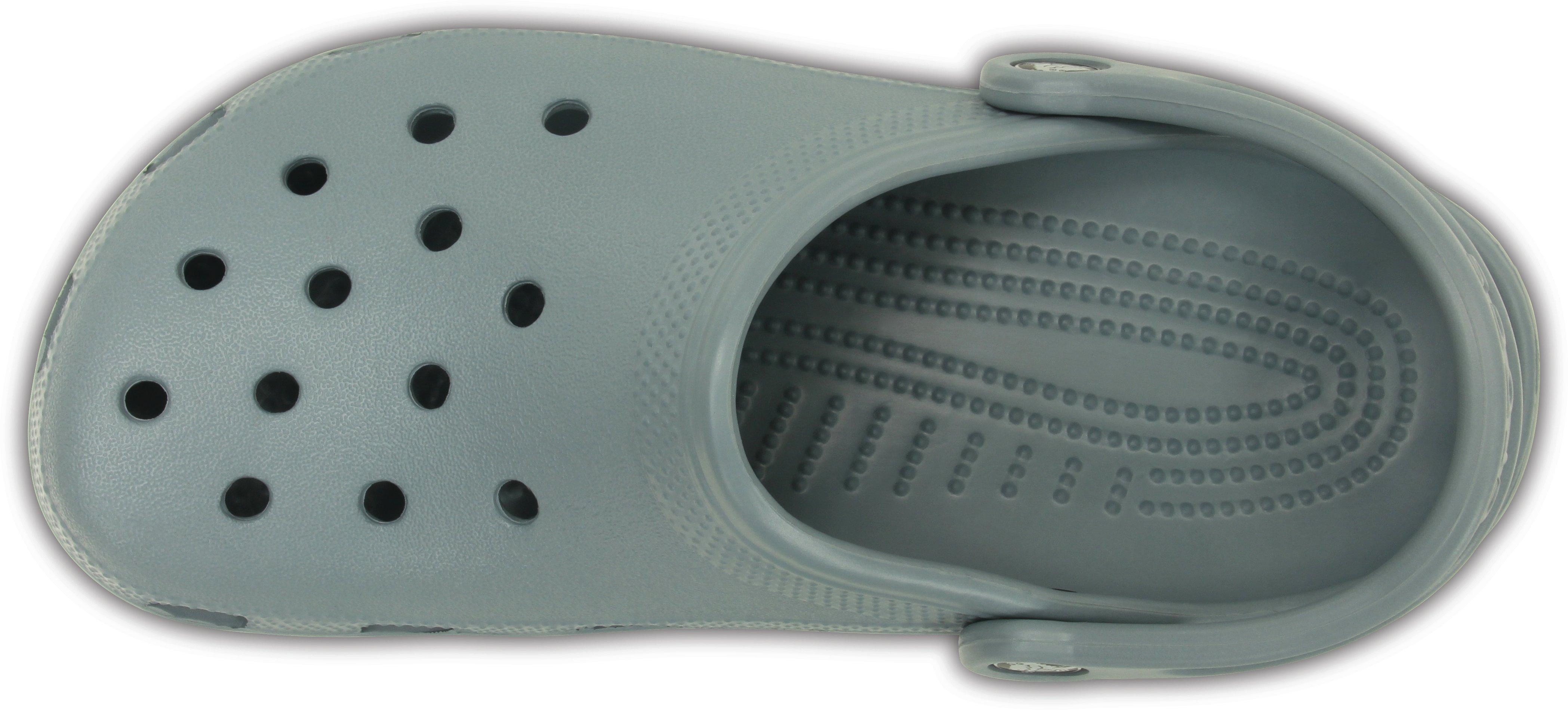 Crocs Classic "Concrete" Unisex Clog - GREY Thumbnail View 6