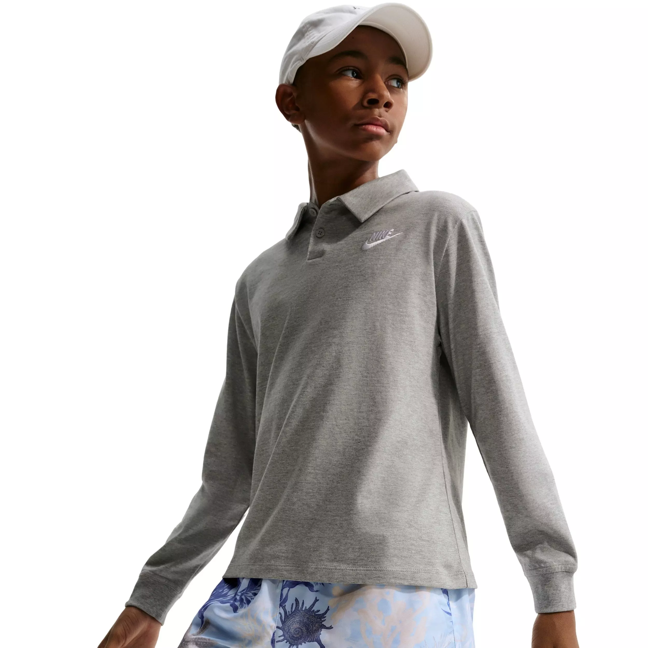 Nike Big Kids' Sportswear Club 4.5" Woven Shorts -Blue - BLUE