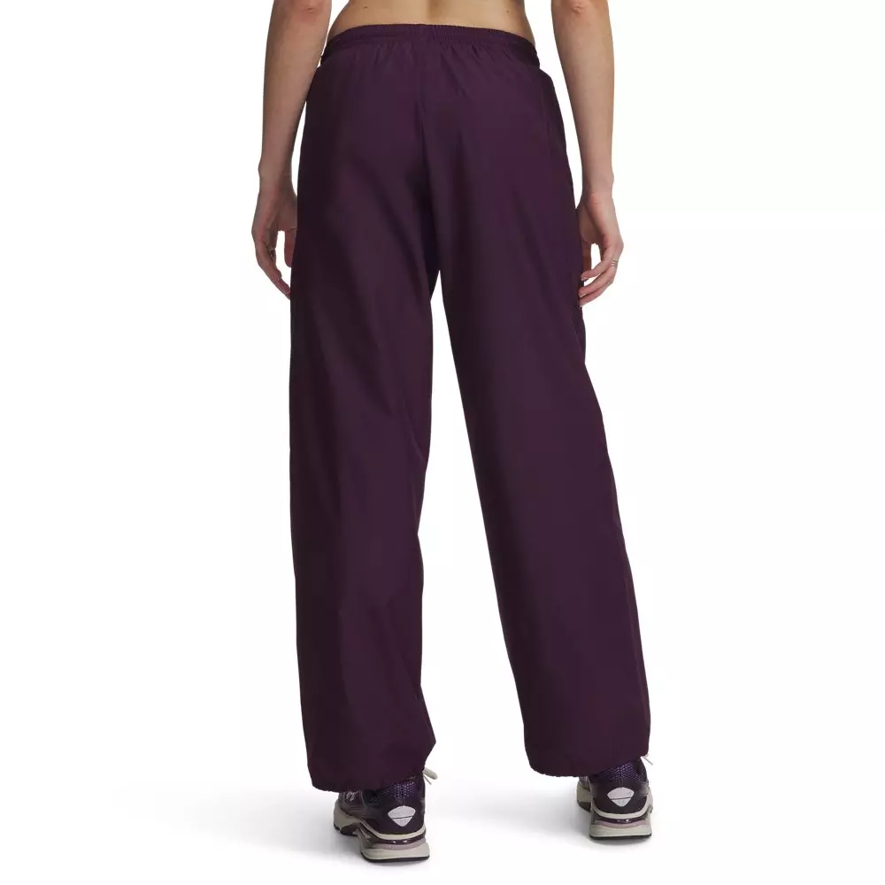 Under Armour Women's Icon Woven Pants - Purple/White - PURPLE/WHITE