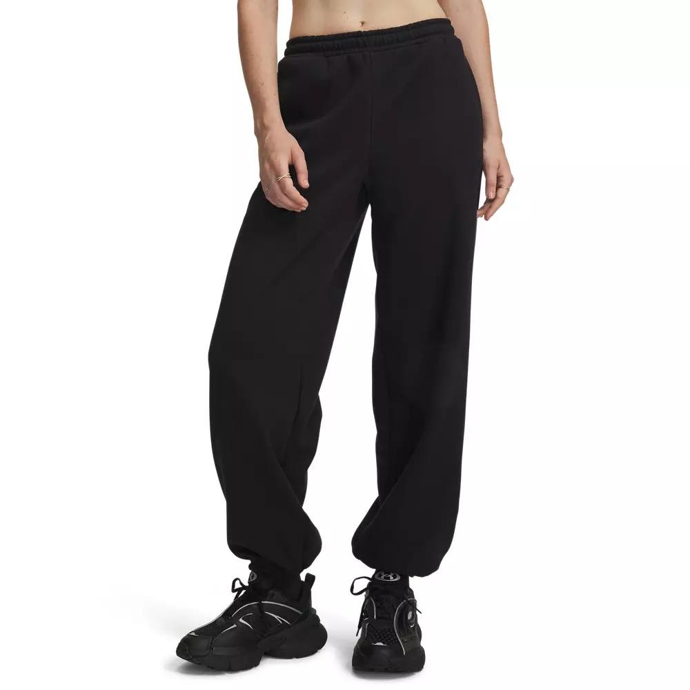 Under Armour Women's Icon Fleece Gym Pants - Black - BLACK