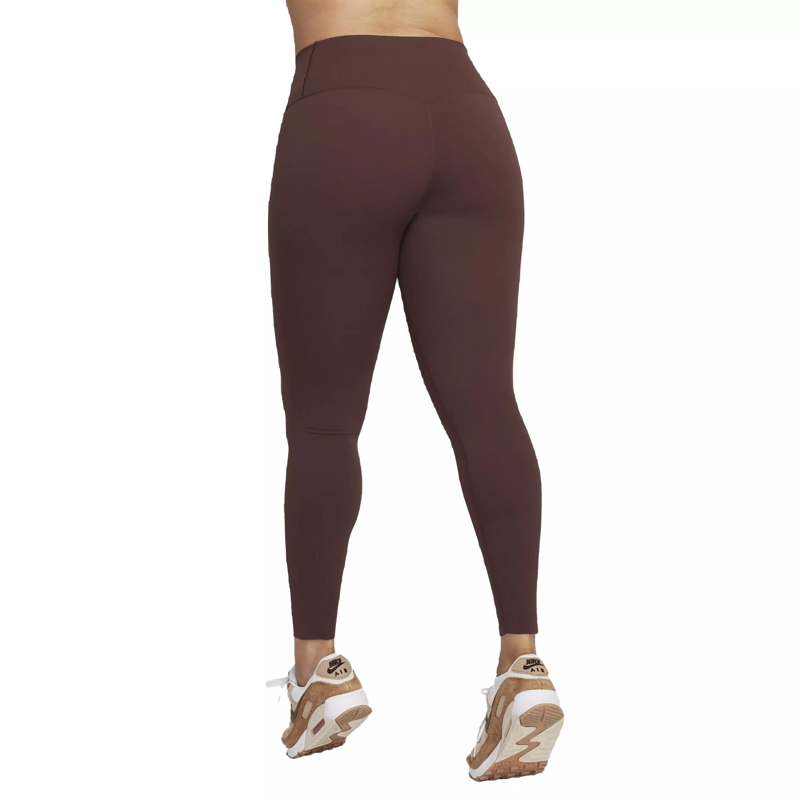 Nike Women's Dri-FIT Zenvy High-Rise Gentle Support Leggings - BROWN