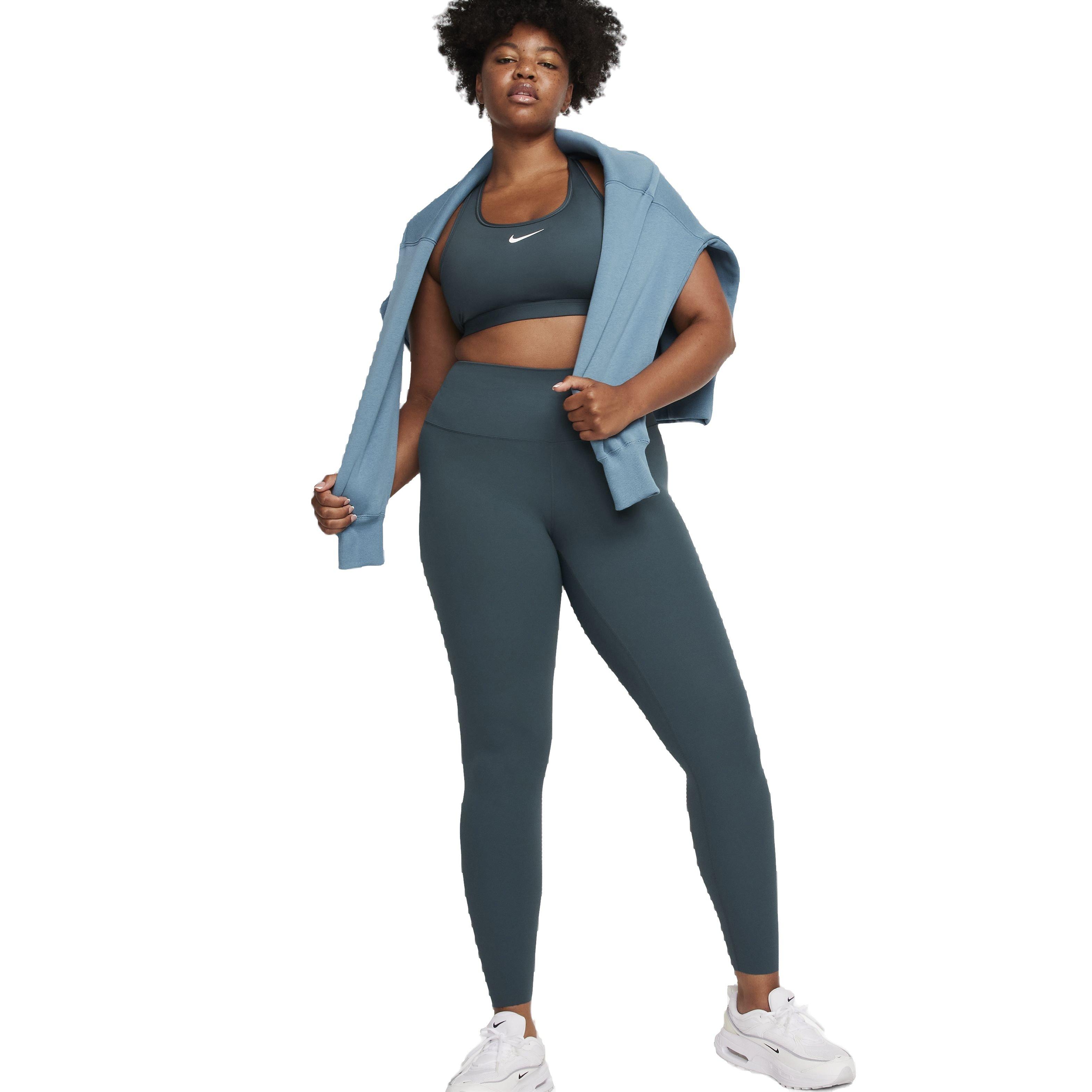 Nike Women's Dri-FIT Zenvy High-Rise Gentle Support Leggings - GREEN Thumbnail View 7