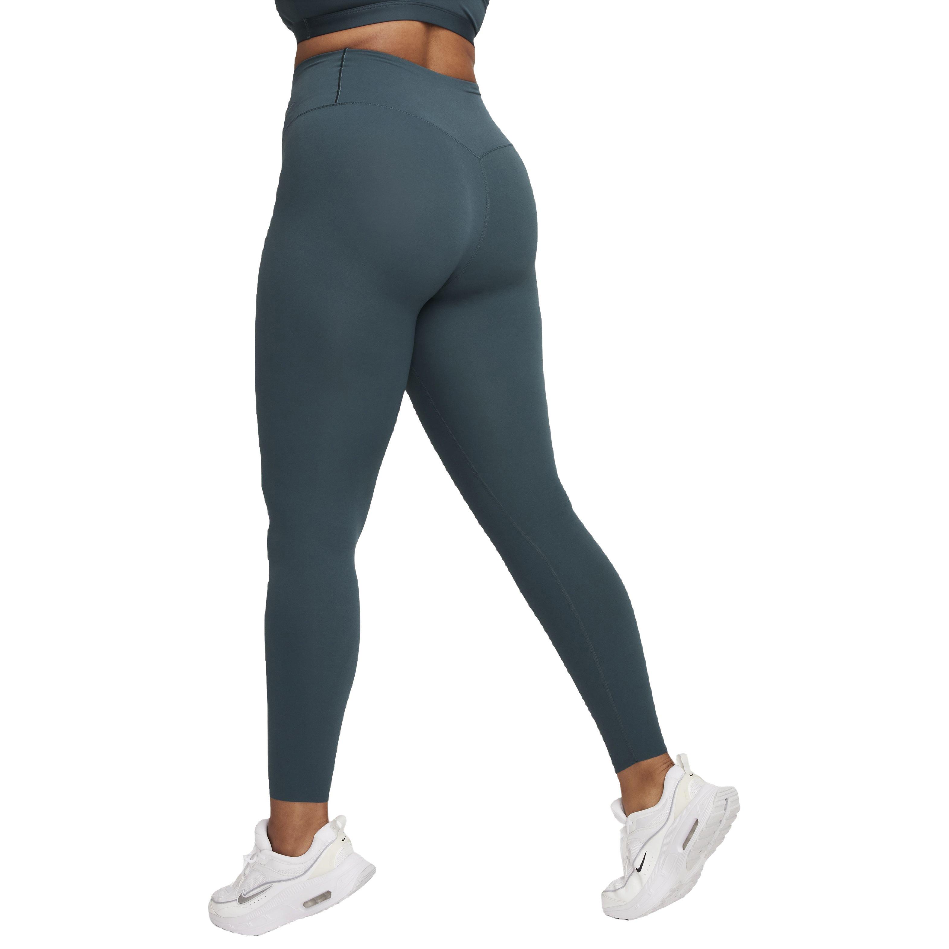 Nike Women's Dri-FIT Zenvy High-Rise Gentle Support Leggings - GREEN Thumbnail View 2