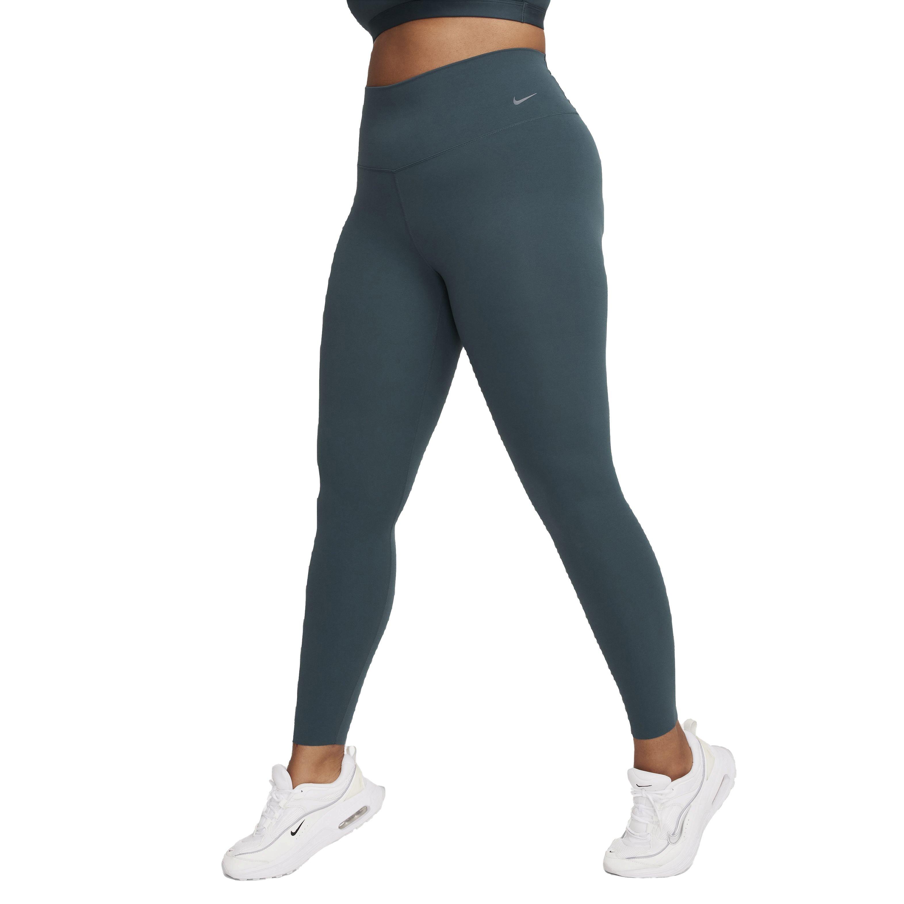 Nike Women's Dri-FIT Zenvy High-Rise Gentle Support Leggings - GREEN Thumbnail View 1