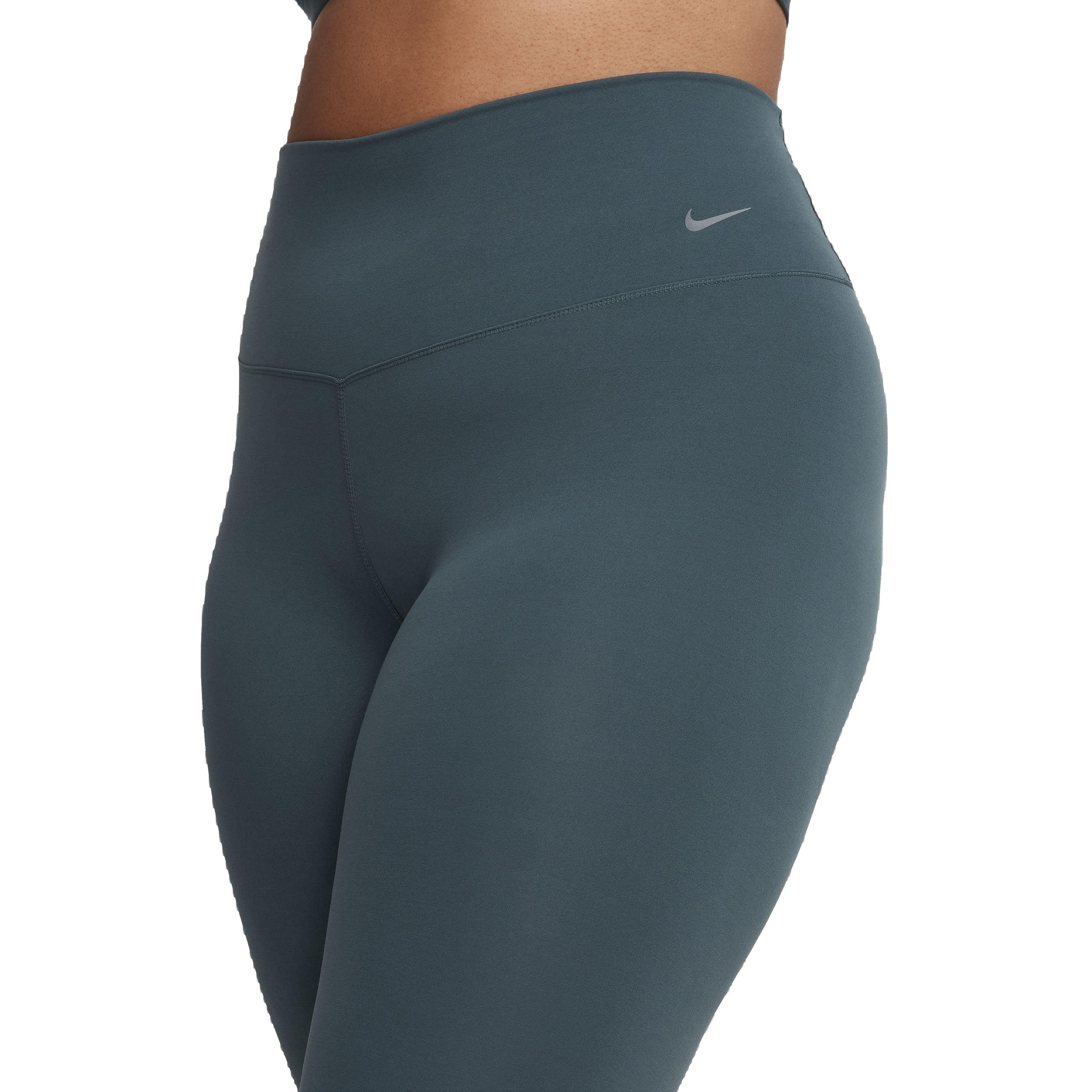 Nike Women's Dri-FIT Zenvy High-Rise Gentle Support Leggings - GREEN Thumbnail View 3