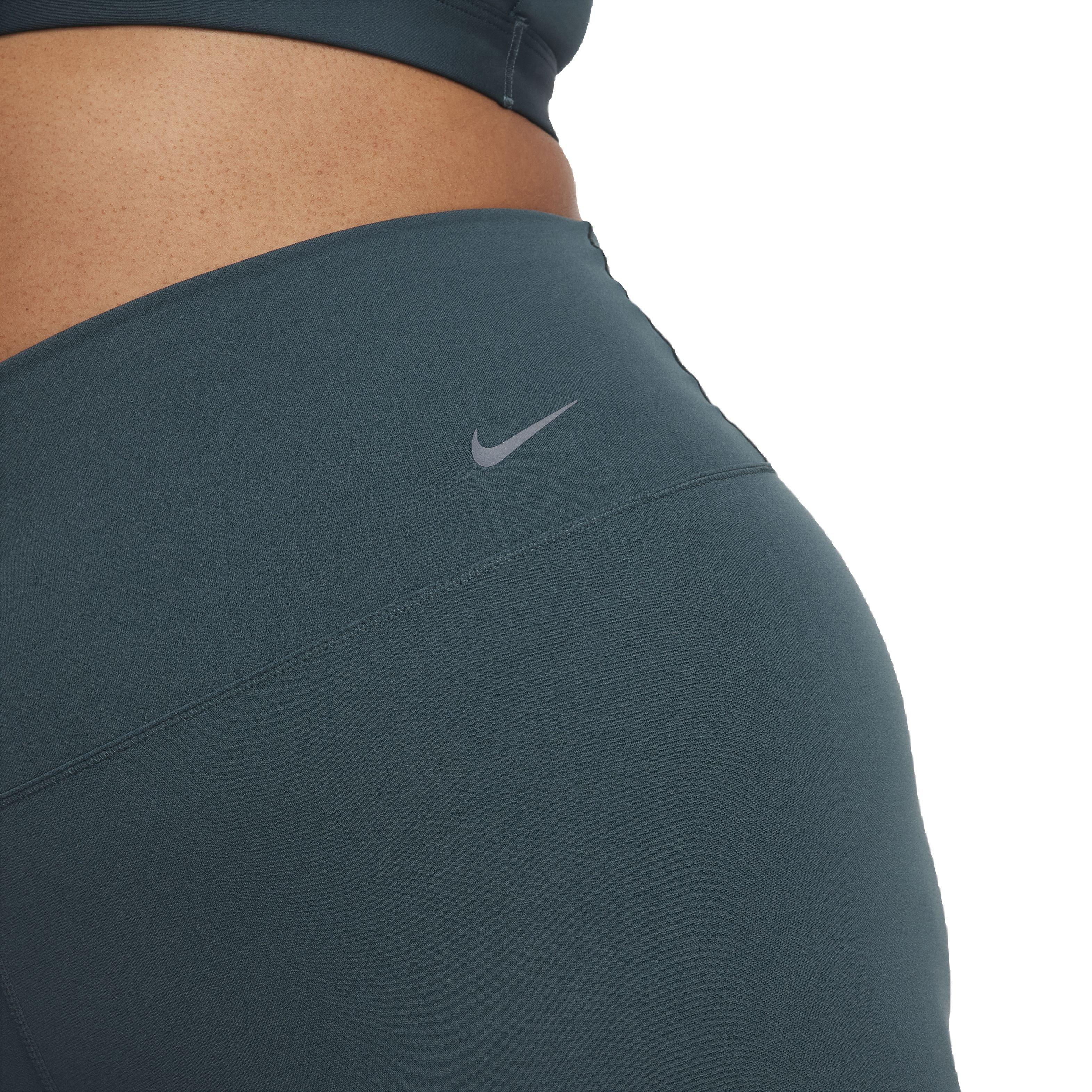Nike Women's Dri-FIT Zenvy High-Rise Gentle Support Leggings - GREEN Thumbnail View 4