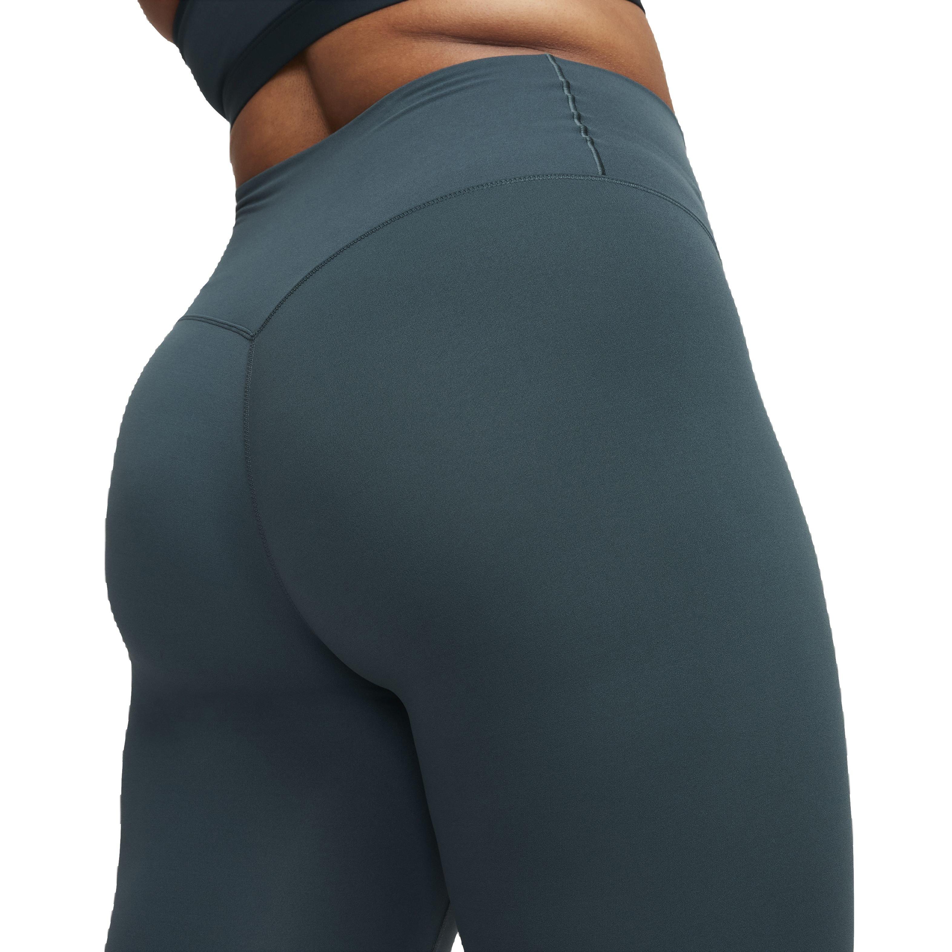 Nike Women's Dri-FIT Zenvy High-Rise Gentle Support Leggings - GREEN Thumbnail View 6